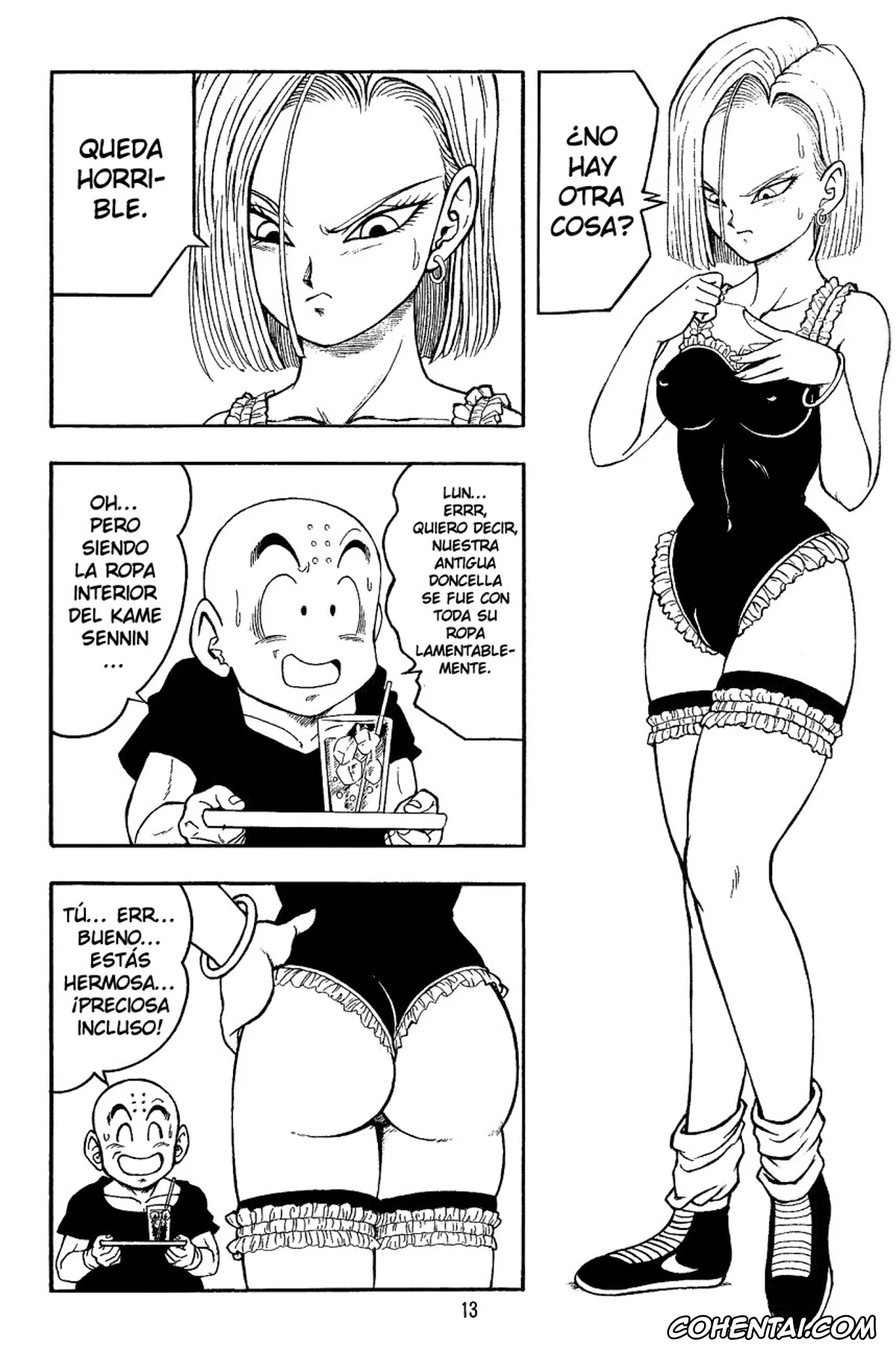 Dragon Ball Z hentai, Android 18 hentai, Krillin hentai, Dragon Ball H Maki San (Dragon Ball Z), pagina 12