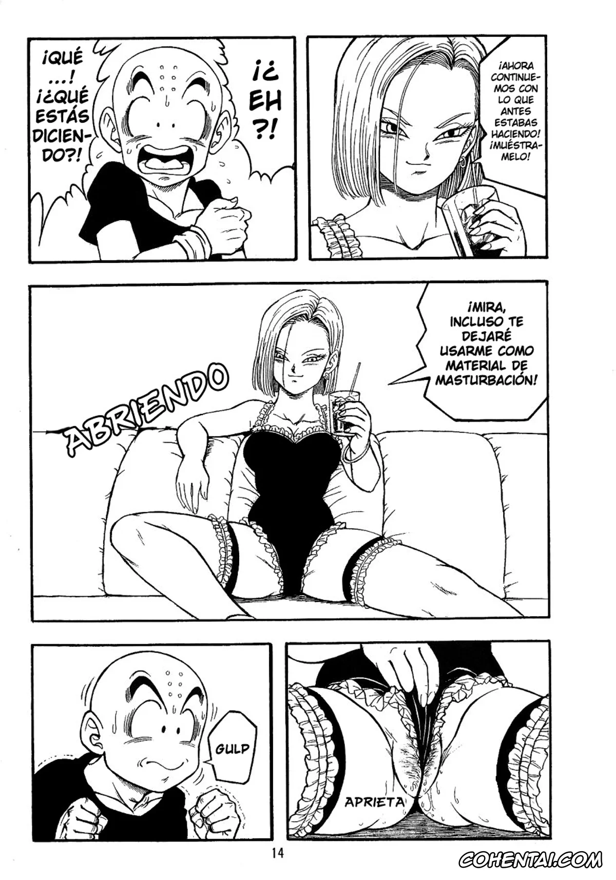 Dragon Ball Z xxx, Android 18 xxx, Krillin xxx, Dragon Ball H Maki San (Dragon Ball Z), pagina 13