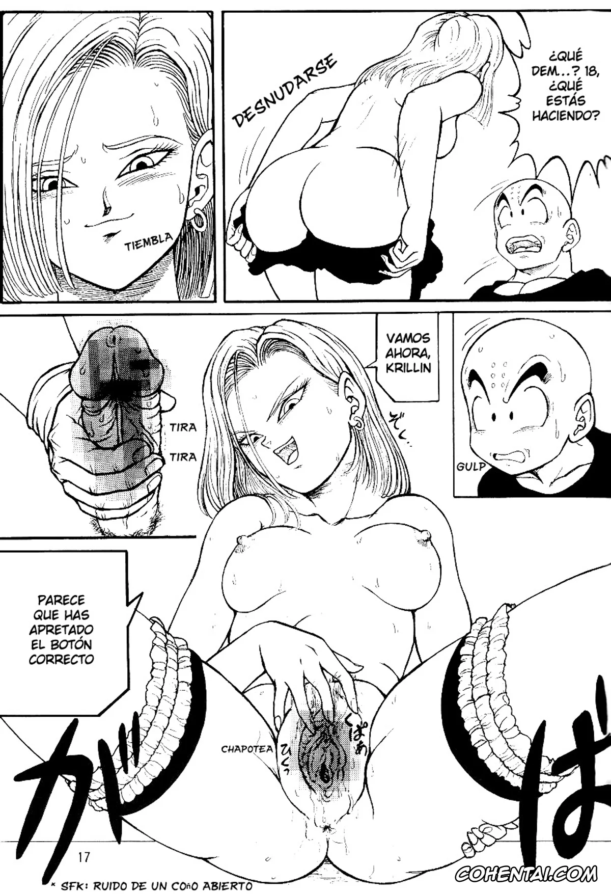 Dragon Ball Z xxx, Android 18 xxx, Krillin xxx, Dragon Ball H Maki San (Dragon Ball Z), pagina 16