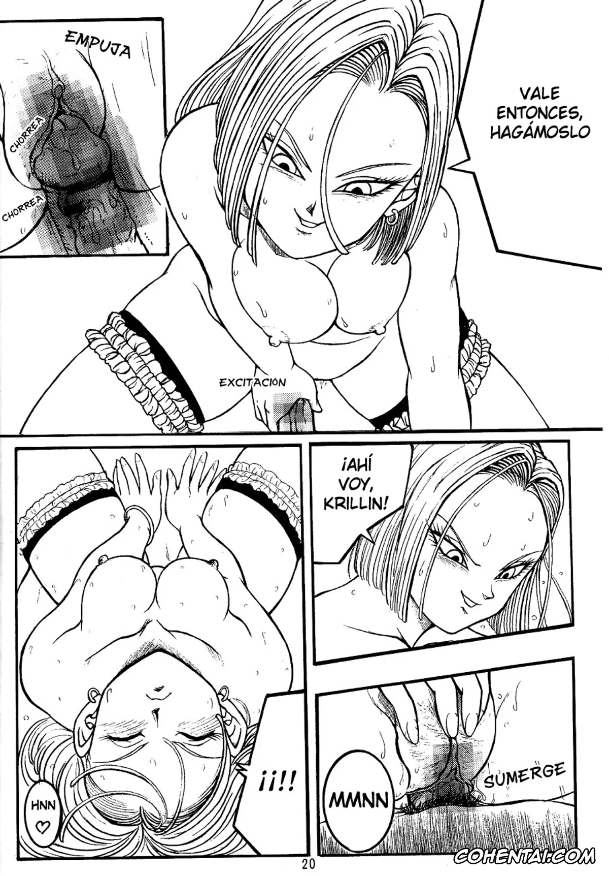 Dragon Ball Z xxx, Android 18 xxx, Krillin xxx, Dragon Ball H Maki San (Dragon Ball Z), pagina 19