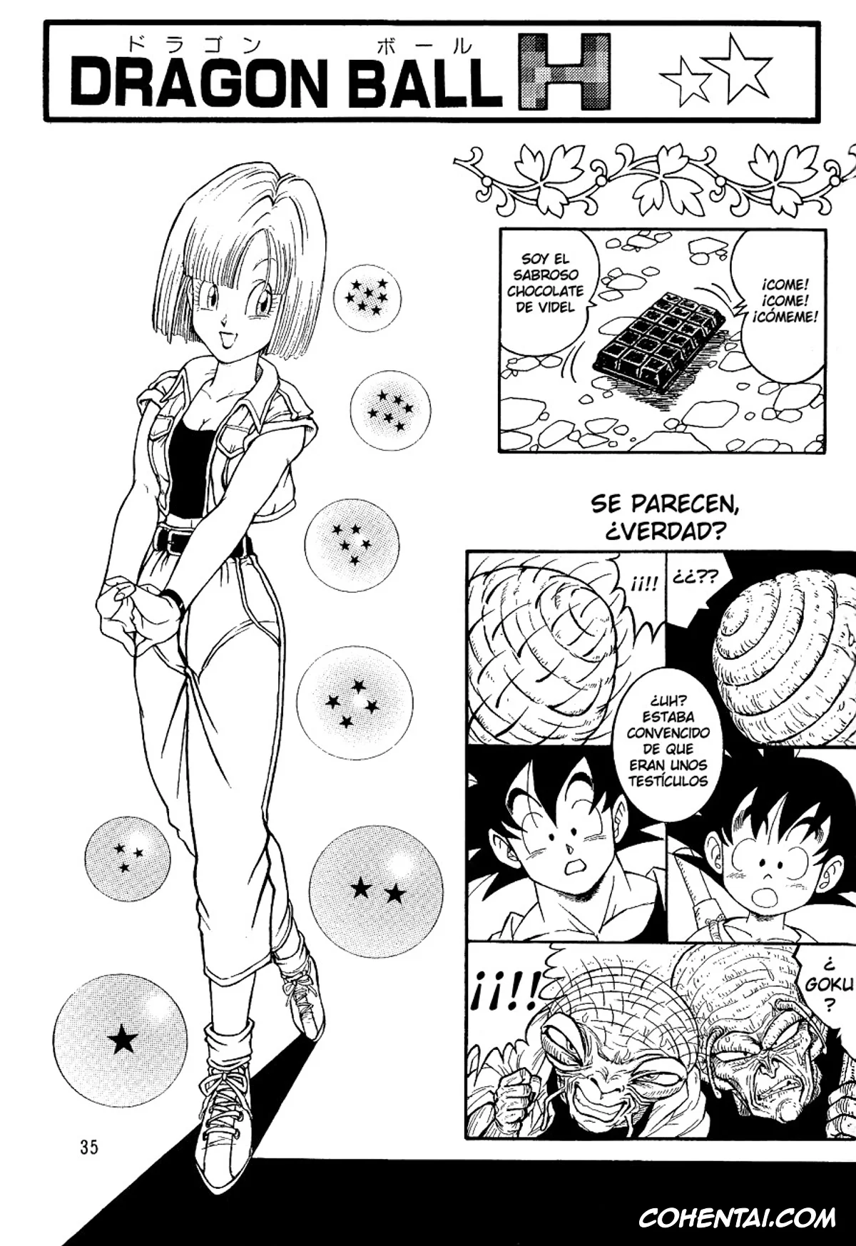 Dragon Ball Z xxx, Android 18 xxx, Krillin xxx, Dragon Ball H Maki San (Dragon Ball Z), pagina 34