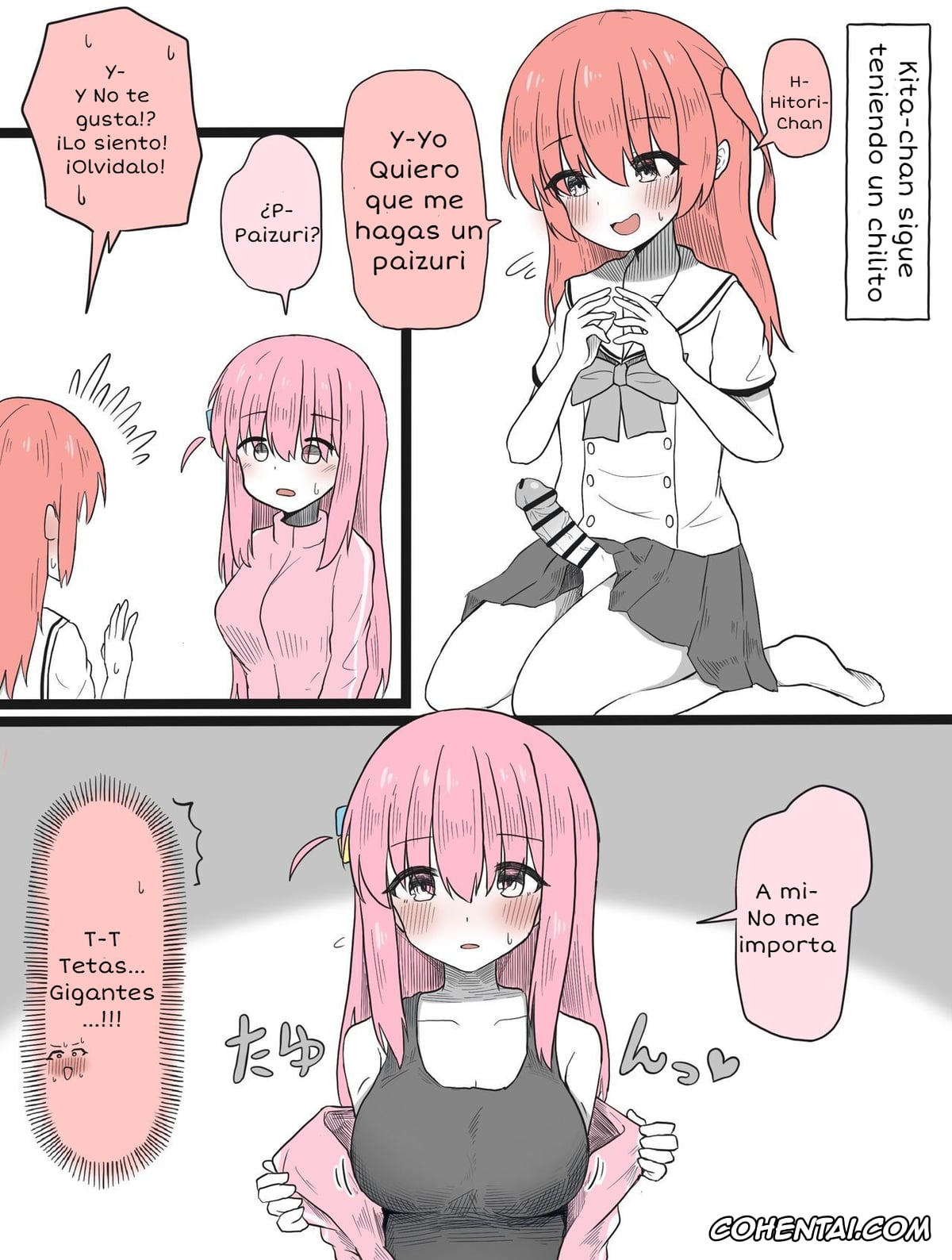 Bocchi the Rock! porno, Hitori Gotou porno, Ikuyo Kita porno, Kita-chan ni Haeta Manga (Bocchi The Rock!), pagina 5