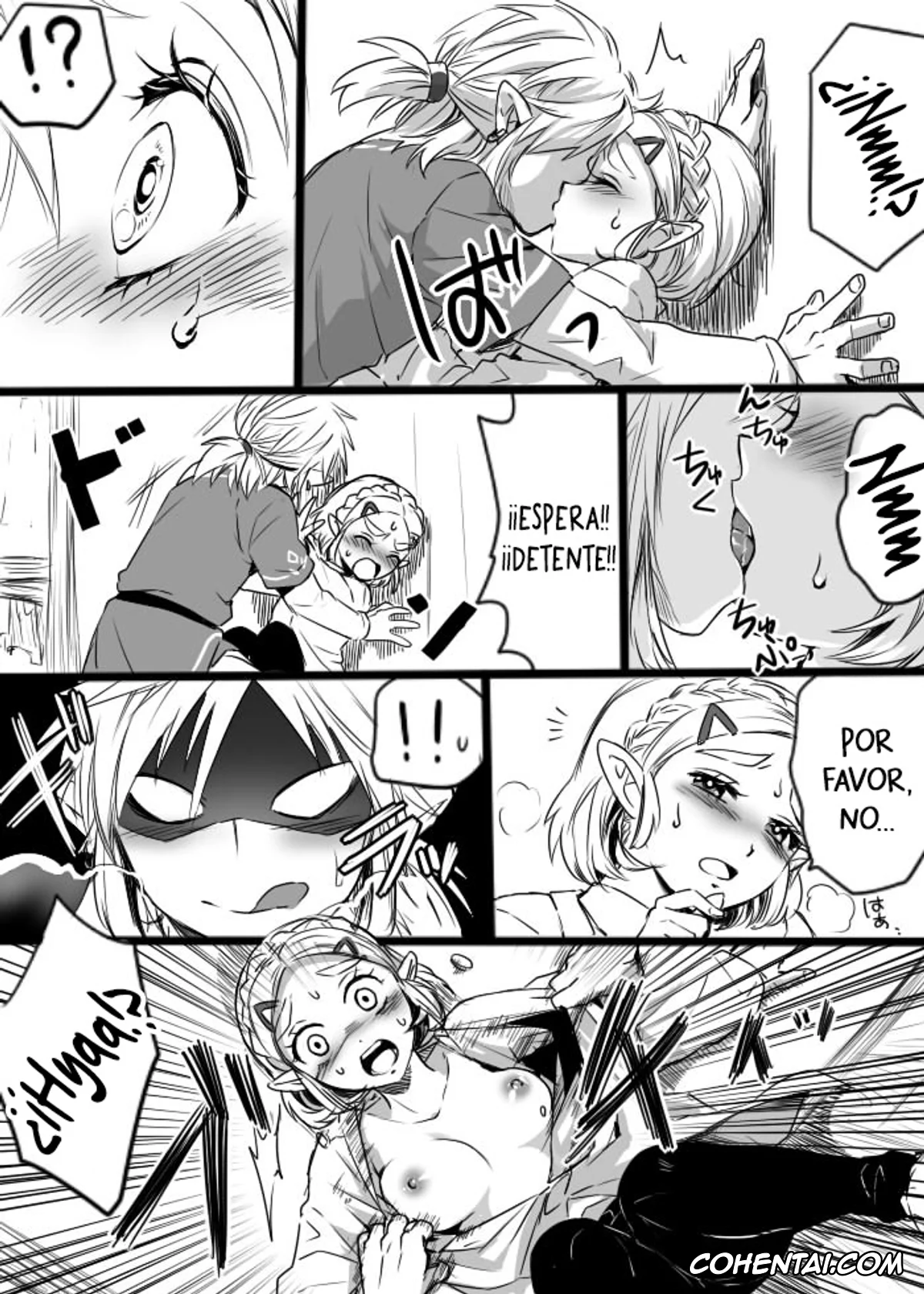 The Legend Of Zelda porno, Link porno, Princess Zelda porno, Anzen de Kenzen na Okusuri o Nomou! (The Legend of Zelda: Breath of the Wild), pagina 5