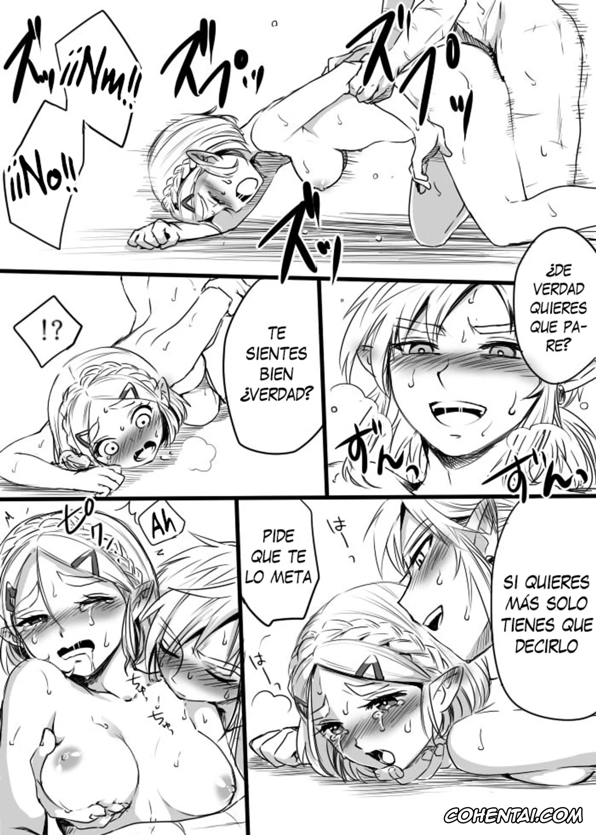 The Legend Of Zelda hentai, Link hentai, Princess Zelda hentai, Anzen de Kenzen na Okusuri o Nomou! (The Legend of Zelda: Breath of the Wild), pagina 9