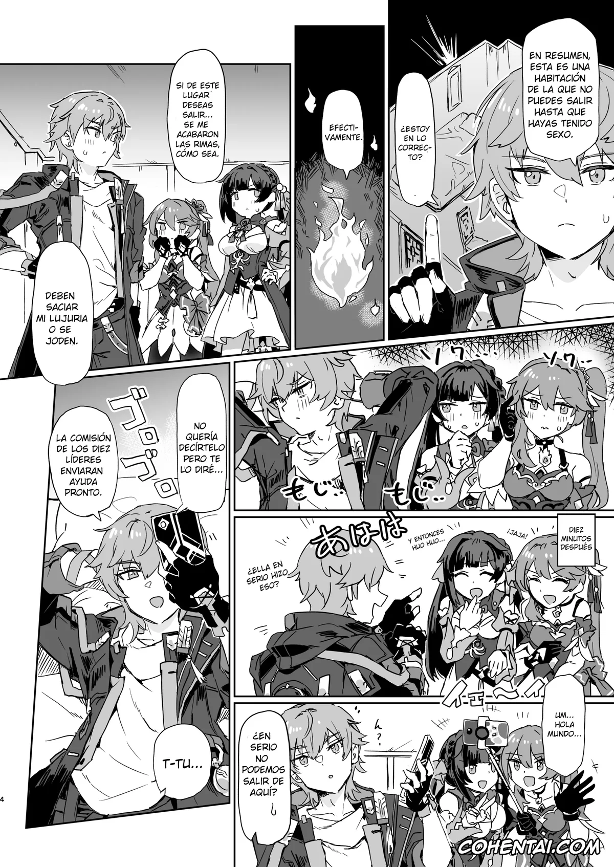Honkai: Star Rail hentai, Caelus hentai, Guinaifen hentai, Li Sushang hentai, Kaii Taiji-tai Uraaka Katsudou Kiroku (Honkai: Star Rail), pagina 3