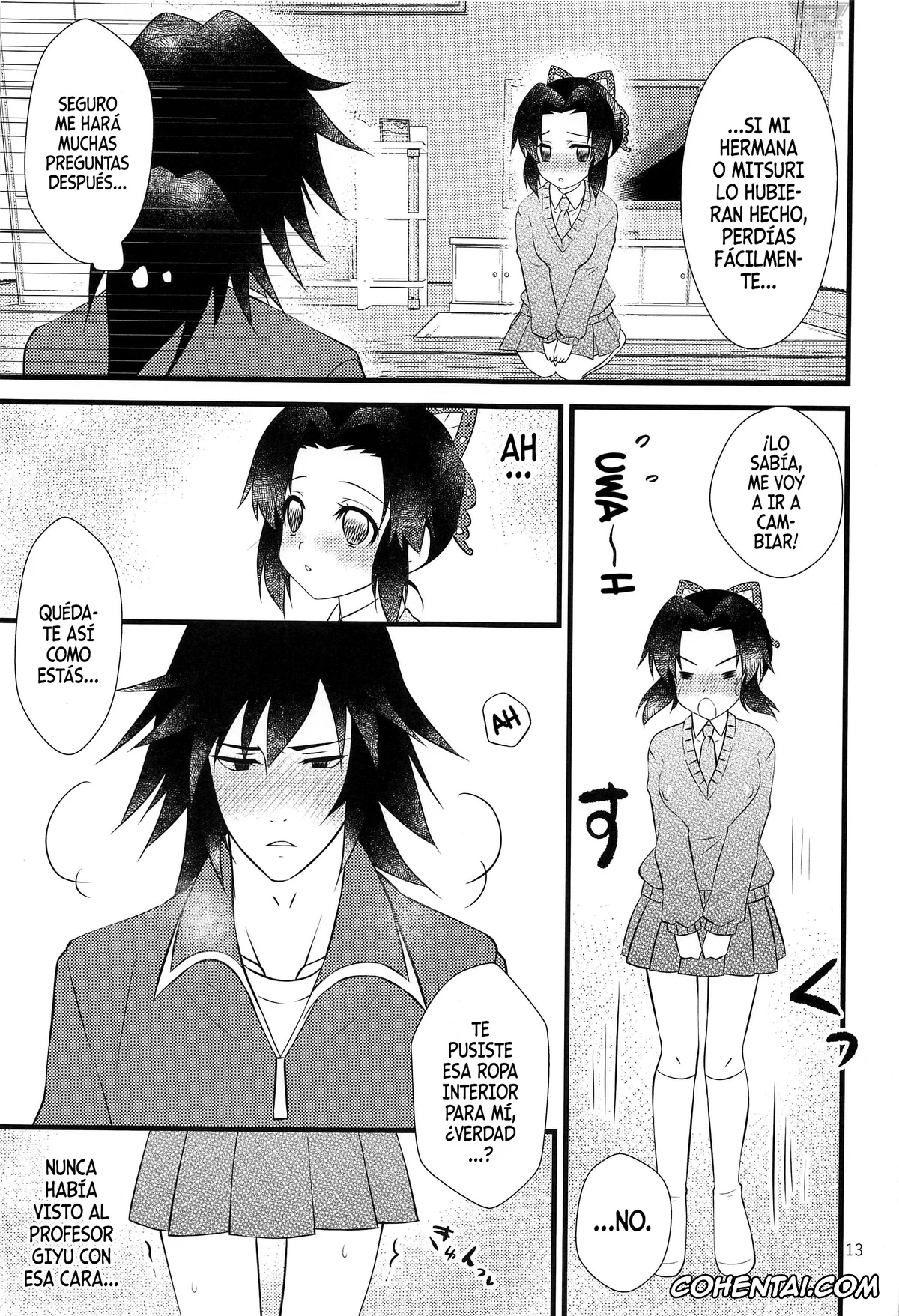 Kimetsu No Yaiba | Demon Slayer hentai, Giyuu Tomioka hentai, Shinobu Kochou hentai, Yuuwaku sarete kudasai (Kimetsu no Yaiba), pagina 12