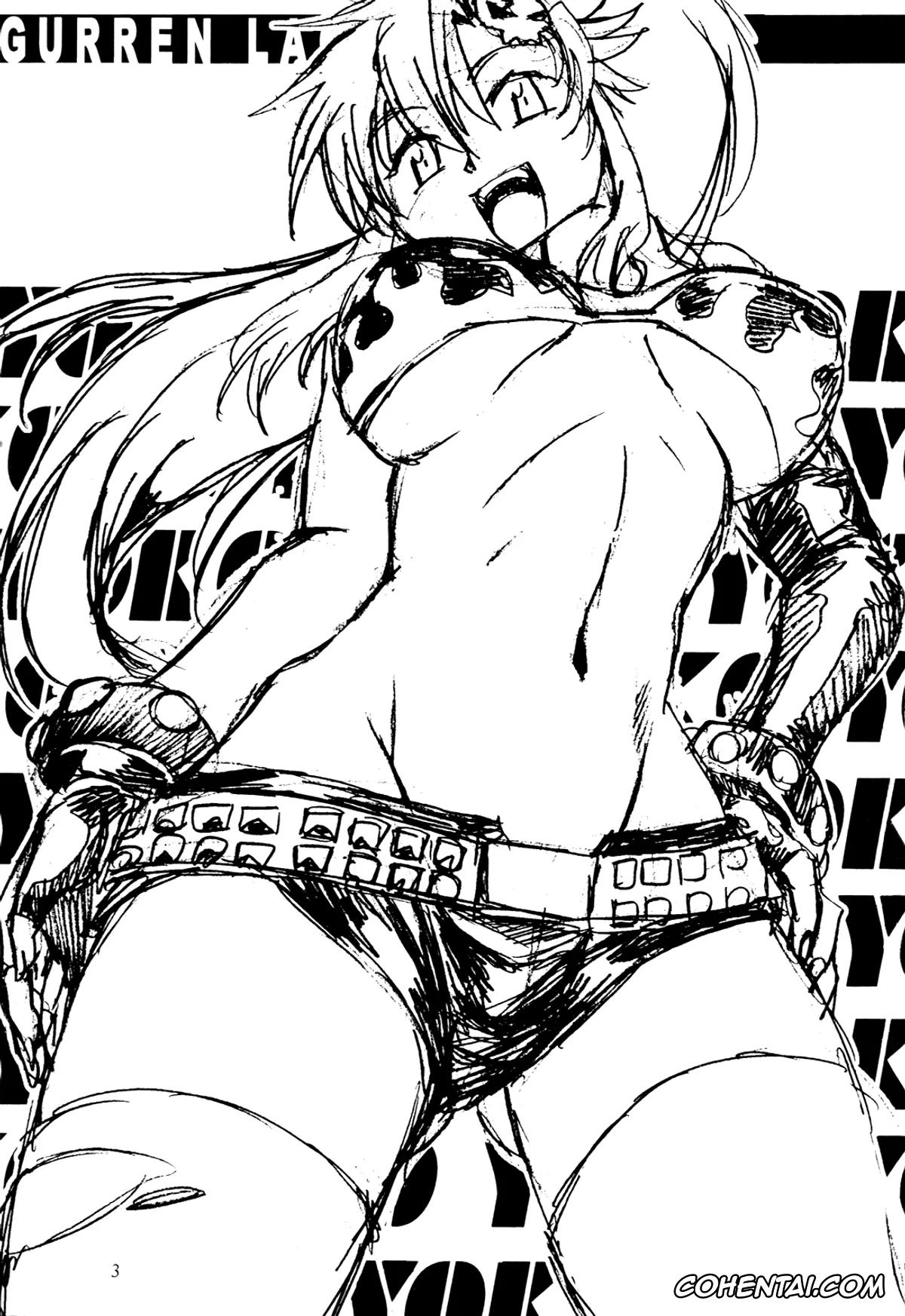 Tengen Toppa Gurren Lagann porno, Kamina porno, Yoko Ritona | Yoko Littner porno, Yoko ni Manpuku!! (Tengen Toppa Gurren Lagann), pagina 2