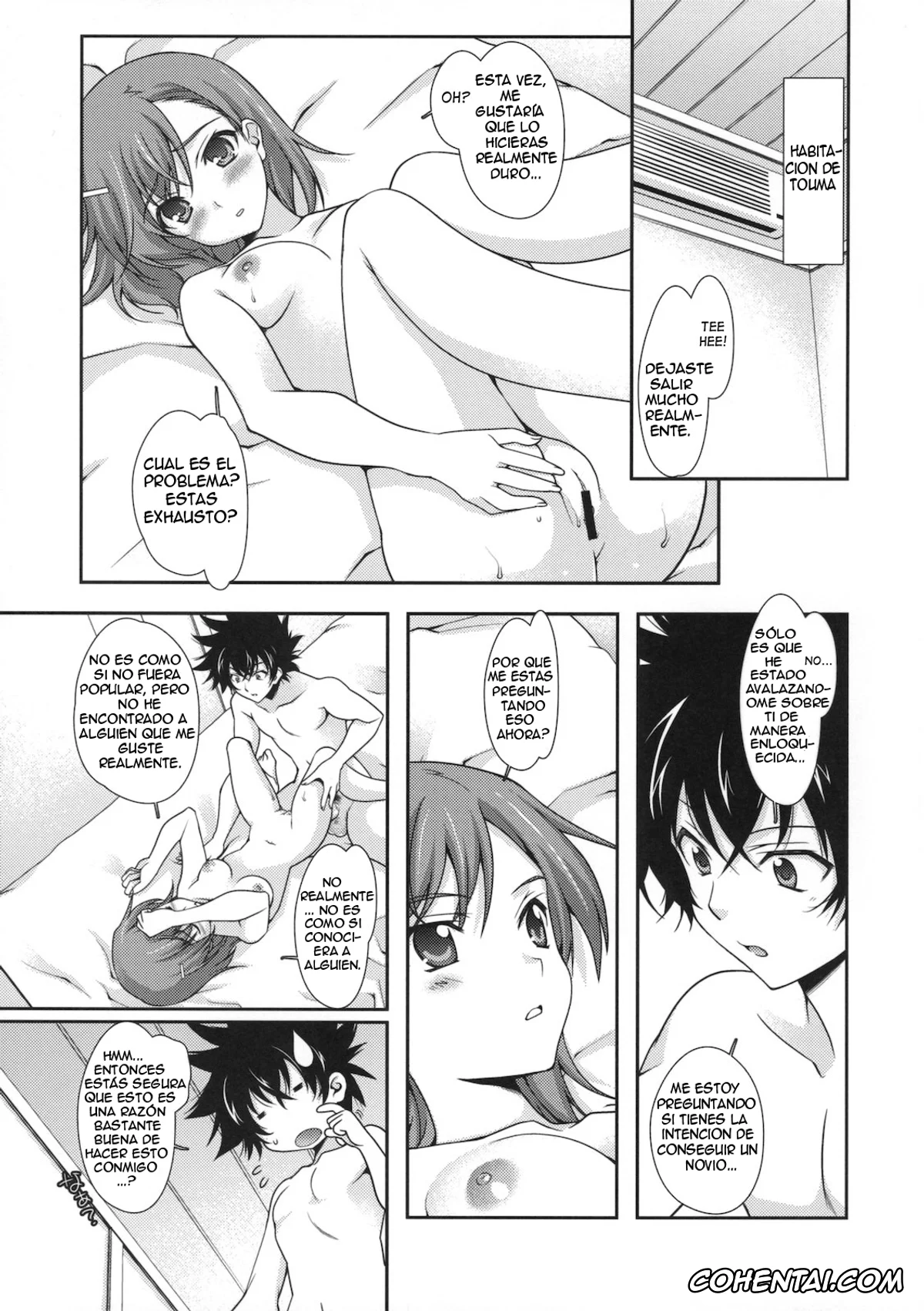 Toaru Project hentai, Kuroko Shirai hentai, Mikoto Misaka hentai, Touma Kamijou hentai, Biribiri Complex (Toaru Kagaku no Railgun), pagina 3