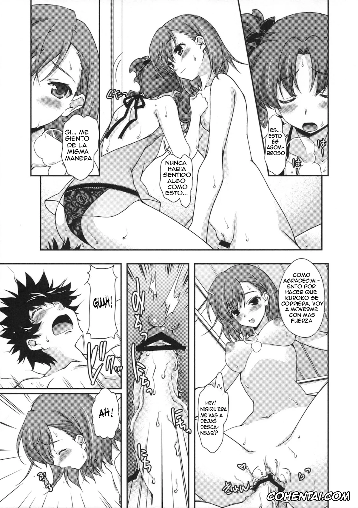 Toaru Project porno, Kuroko Shirai porno, Mikoto Misaka porno, Touma Kamijou porno, Biribiri Complex (Toaru Kagaku no Railgun), pagina 17