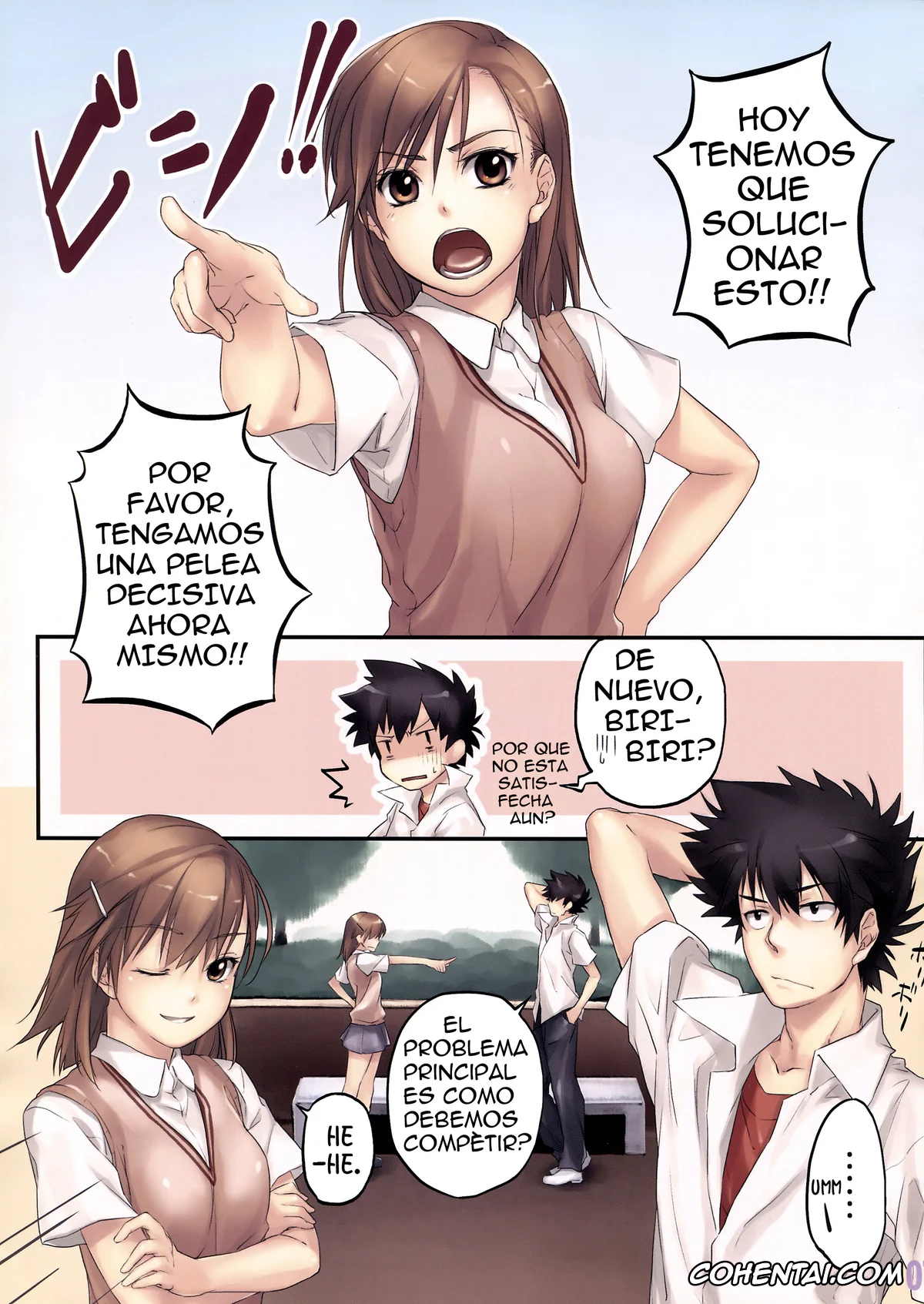 Toaru Project xxx, Mikoto Misaka xxx, Touma Kamijou xxx, EQUIP :V Electric shock (Toaru Majutsu no Index), pagina 7