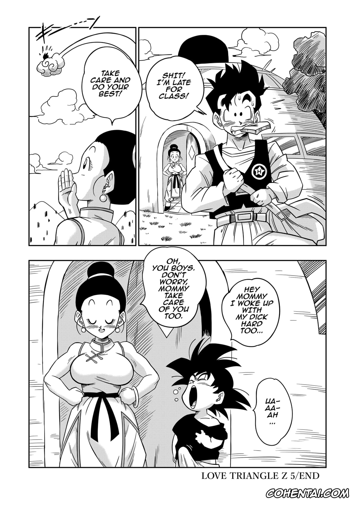 Dragon Ball Z hentai, Chi Chi hentai, Son Gohan hentai, LOVE TRIANGLE Z PART 5 (Dragon Ball Z), pagina 18
