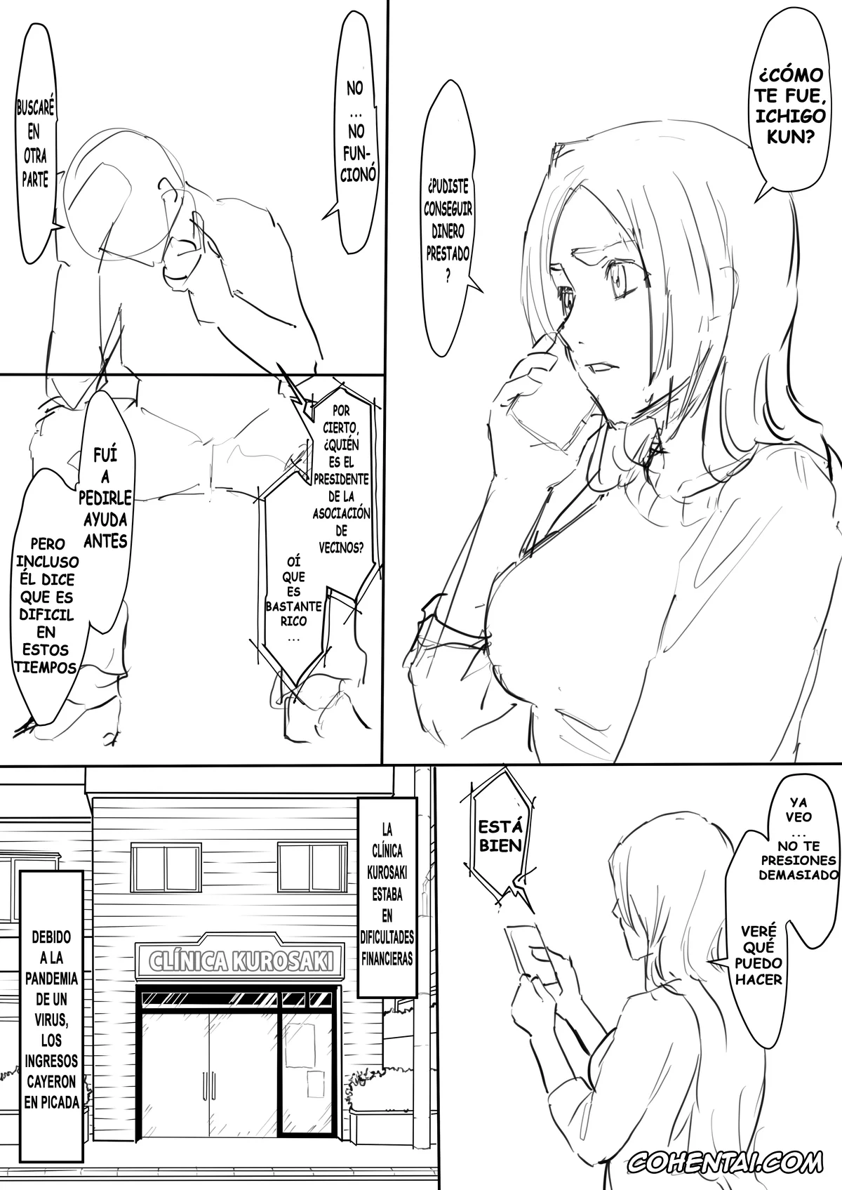 Bleach porno, Orihime Inoue porno, Orihime Manga (Bleach), pagina 2