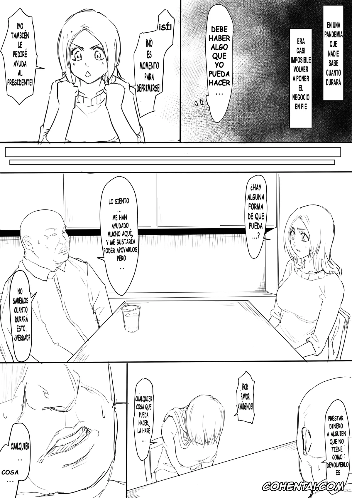 Bleach hentai, Orihime Inoue hentai, Orihime Manga (Bleach), pagina 3