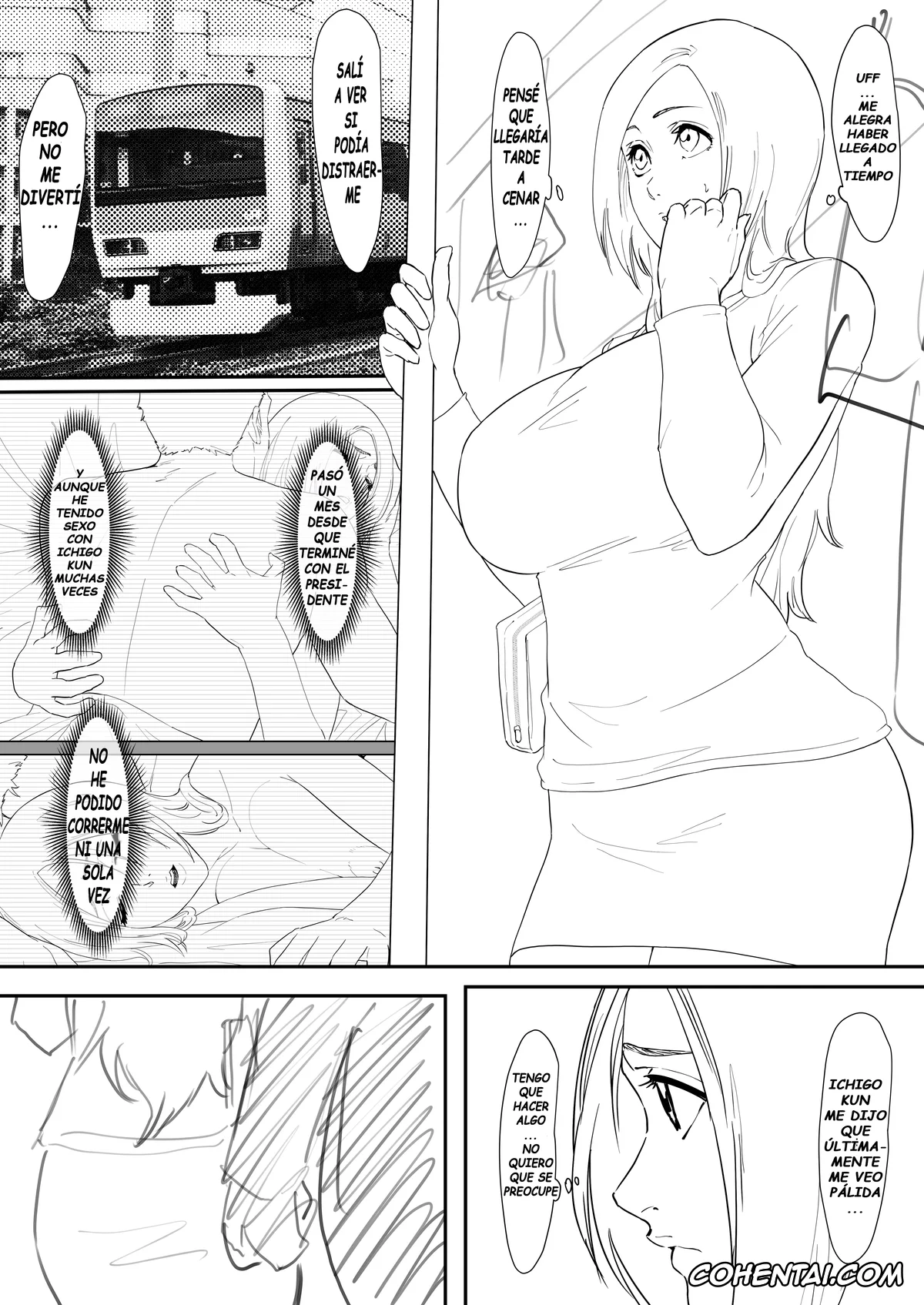 Bleach hentai, Orihime Inoue hentai, Orihime Manga (Bleach), pagina 39
