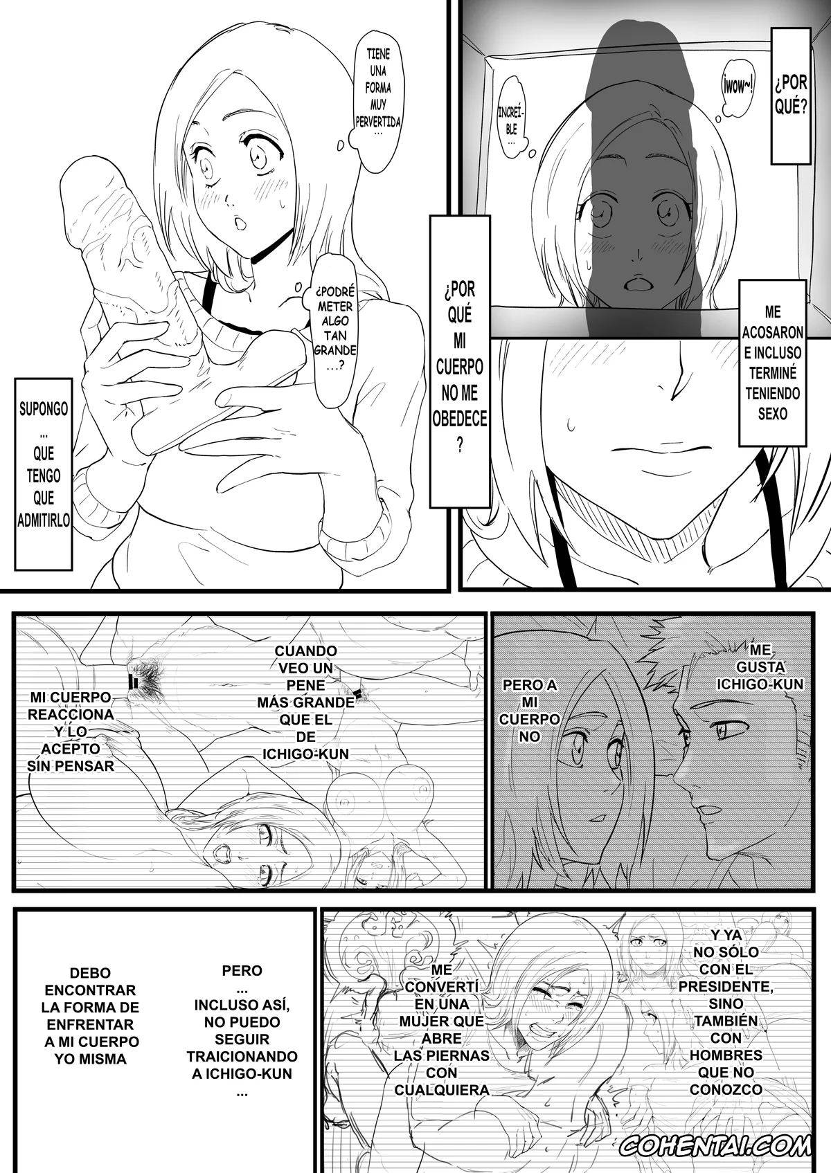 Bleach xxx, Orihime Inoue xxx, Orihime Manga (Bleach), pagina 58