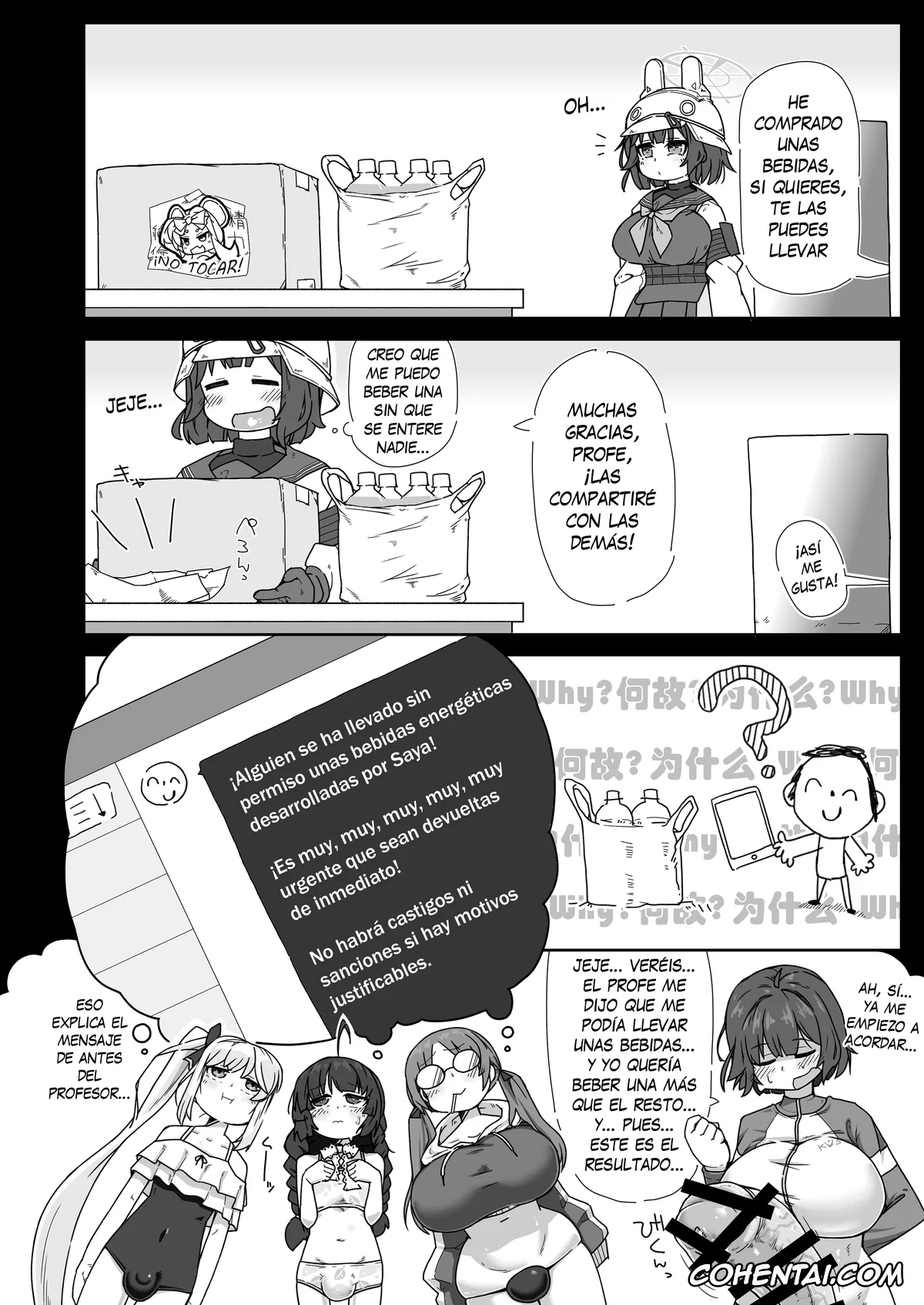 Blue Archive hentai, Miyako Tsukiyuki hentai, Miyu Kasumizawa hentai, Moe Kazekura hentai, Saki Sorai hentai, RABBIT Shoutai Futanari Katsudou Report (Blue Archive), pagina 3