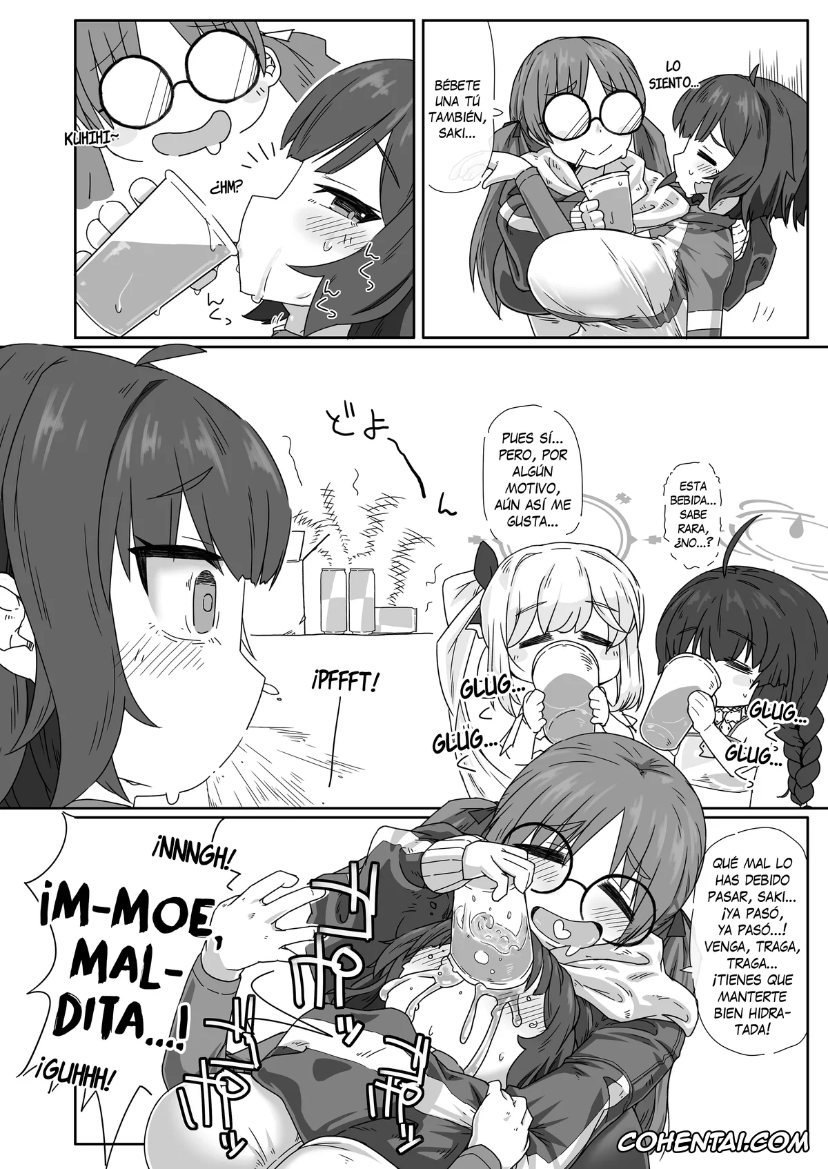 Blue Archive hentai, Miyako Tsukiyuki hentai, Miyu Kasumizawa hentai, Moe Kazekura hentai, Saki Sorai hentai, RABBIT Shoutai Futanari Katsudou Report (Blue Archive), pagina 15