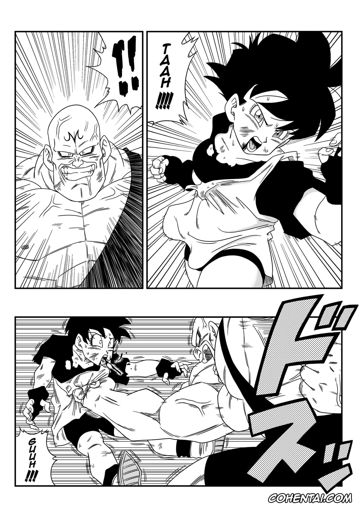 Dragon Ball Z hentai, Spopovich hentai, Videl hentai, VIDEL vs SPOPOVICH (Dragon Ball Z), pagina 3