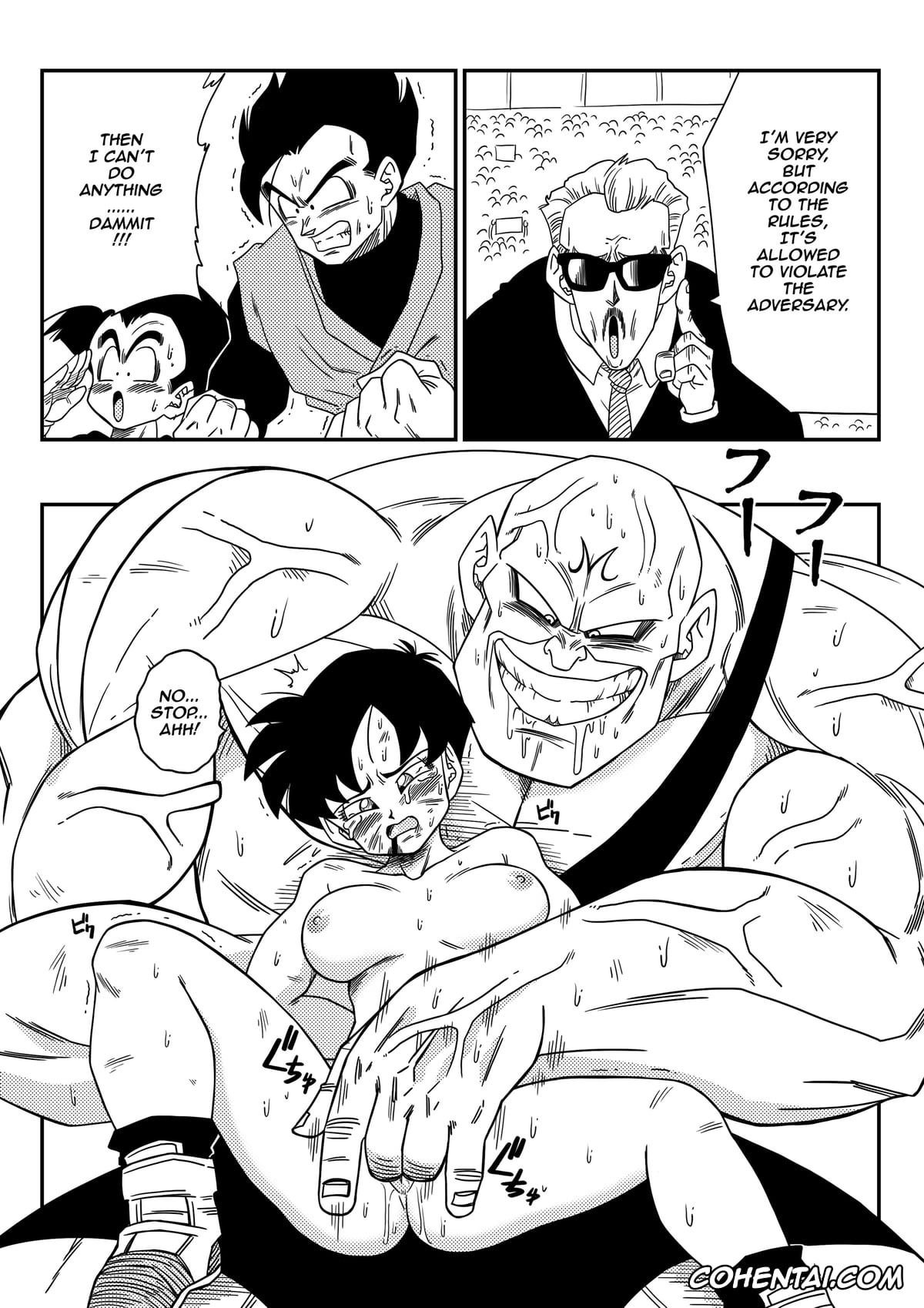 Dragon Ball Z hentai, Spopovich hentai, Videl hentai, VIDEL vs SPOPOVICH (Dragon Ball Z), pagina 9