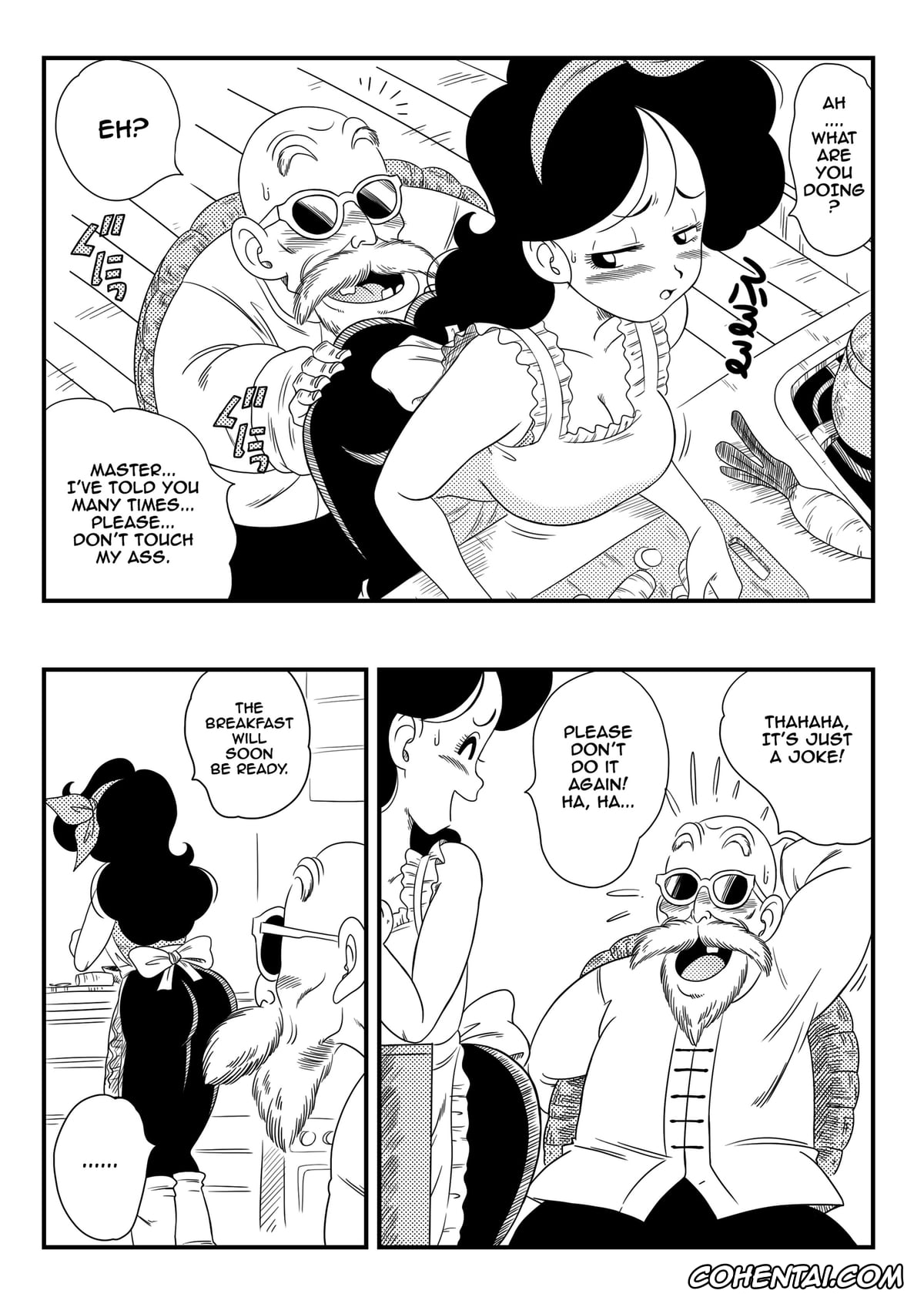Dragon Ball xxx, Lunch xxx, Master Roshi xxx, Hard na Oshigoto! (Dragon Ball), pagina 4