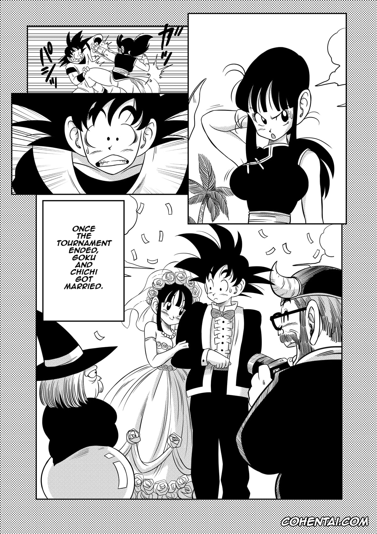 Dragon Ball porno, Chi Chi porno, Master Roshi porno, «An Ancient Tradition» – Young Wife Is Harassed! (Dragon Ball), pagina 2