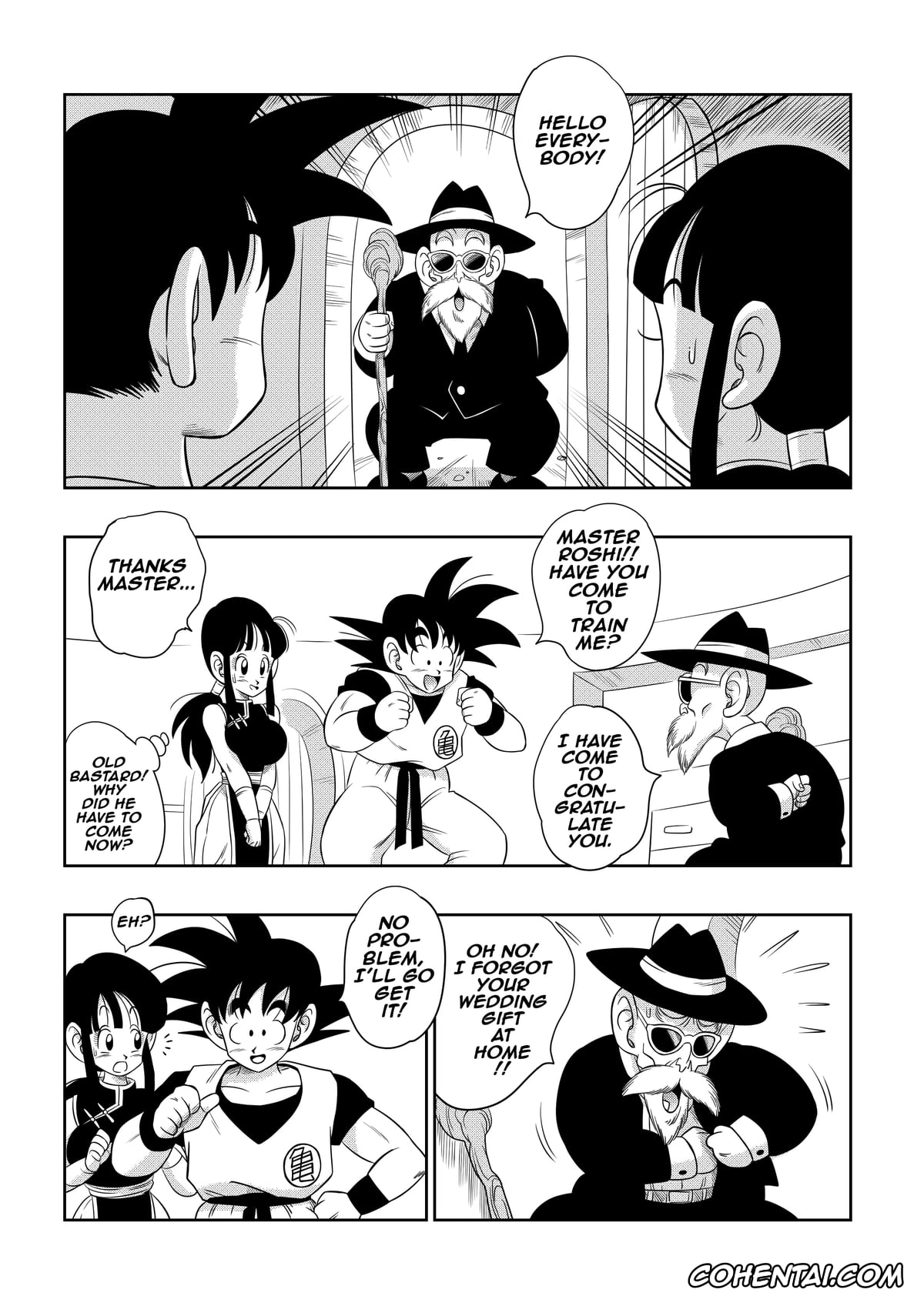 Dragon Ball porno, Chi Chi porno, Master Roshi porno, «An Ancient Tradition» – Young Wife Is Harassed! (Dragon Ball), pagina 5