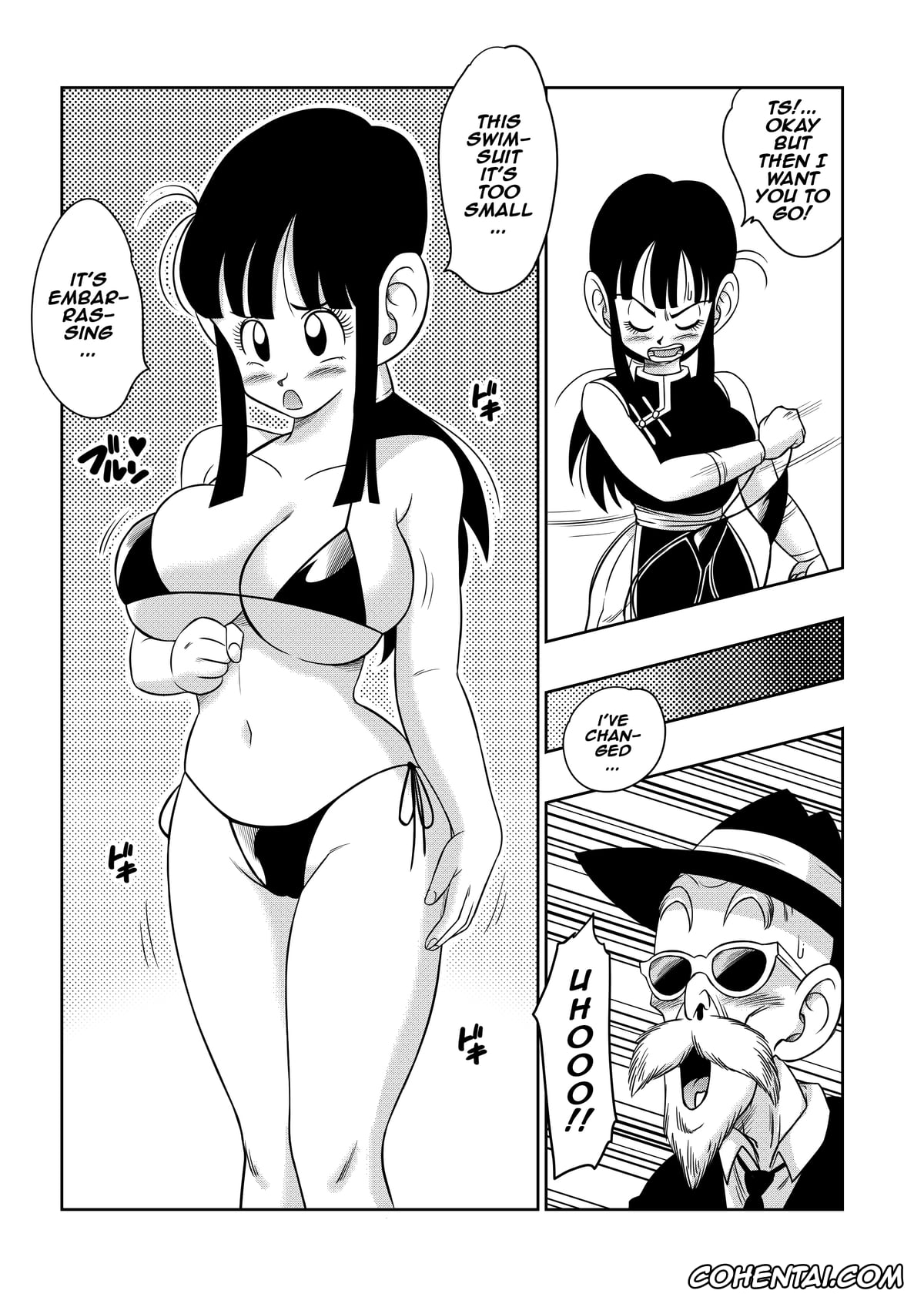 Dragon Ball xxx, Chi Chi xxx, Master Roshi xxx, «An Ancient Tradition» – Young Wife Is Harassed! (Dragon Ball), pagina 7