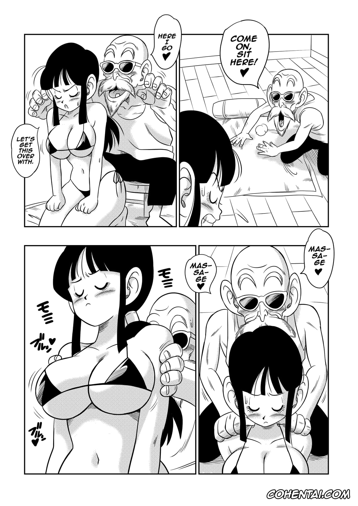 Dragon Ball porno, Chi Chi porno, Master Roshi porno, «An Ancient Tradition» – Young Wife Is Harassed! (Dragon Ball), pagina 8