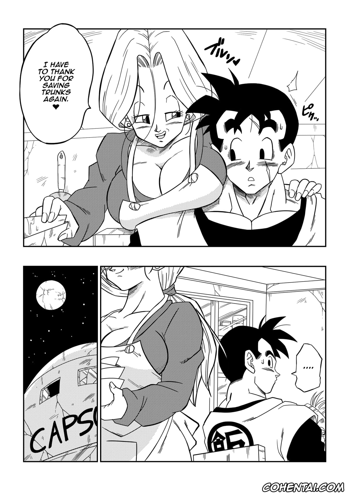 Dragon Ball Z xxx, Bulma Briefs xxx, Son Gohan xxx, Trunks Briefs xxx, Lots of Sex in the Future! Bulma and Gohan (Dragon Ball Z), pagina 4