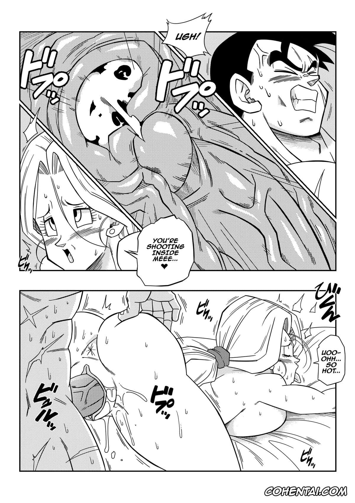 Dragon Ball Z hentai, Bulma Briefs hentai, Son Gohan hentai, Trunks Briefs hentai, Lots of Sex in the Future! Bulma and Gohan (Dragon Ball Z), pagina 9