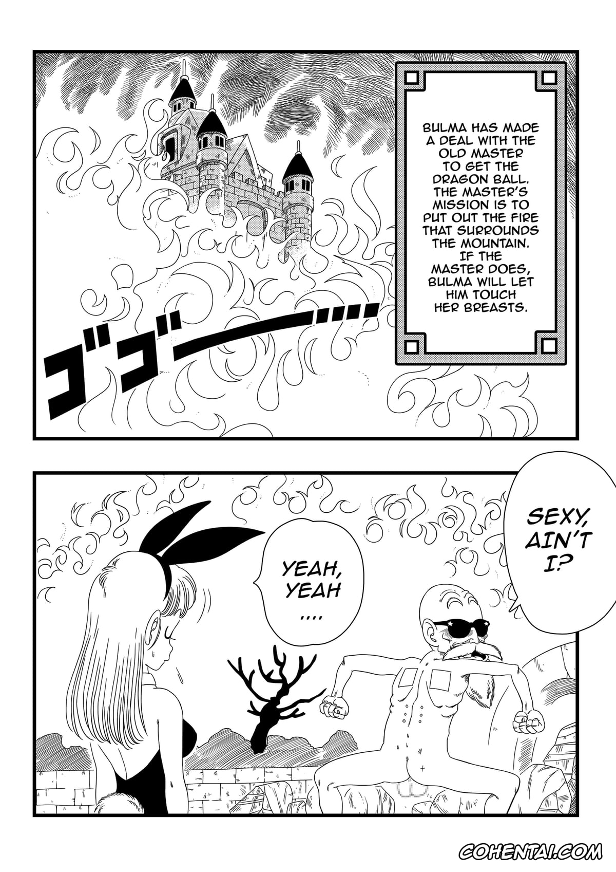 Dragon Ball porno, Bulma Briefs porno, Master Roshi porno, Oolong porno, Bunny Girl Transformation (Dragon Ball), pagina 2