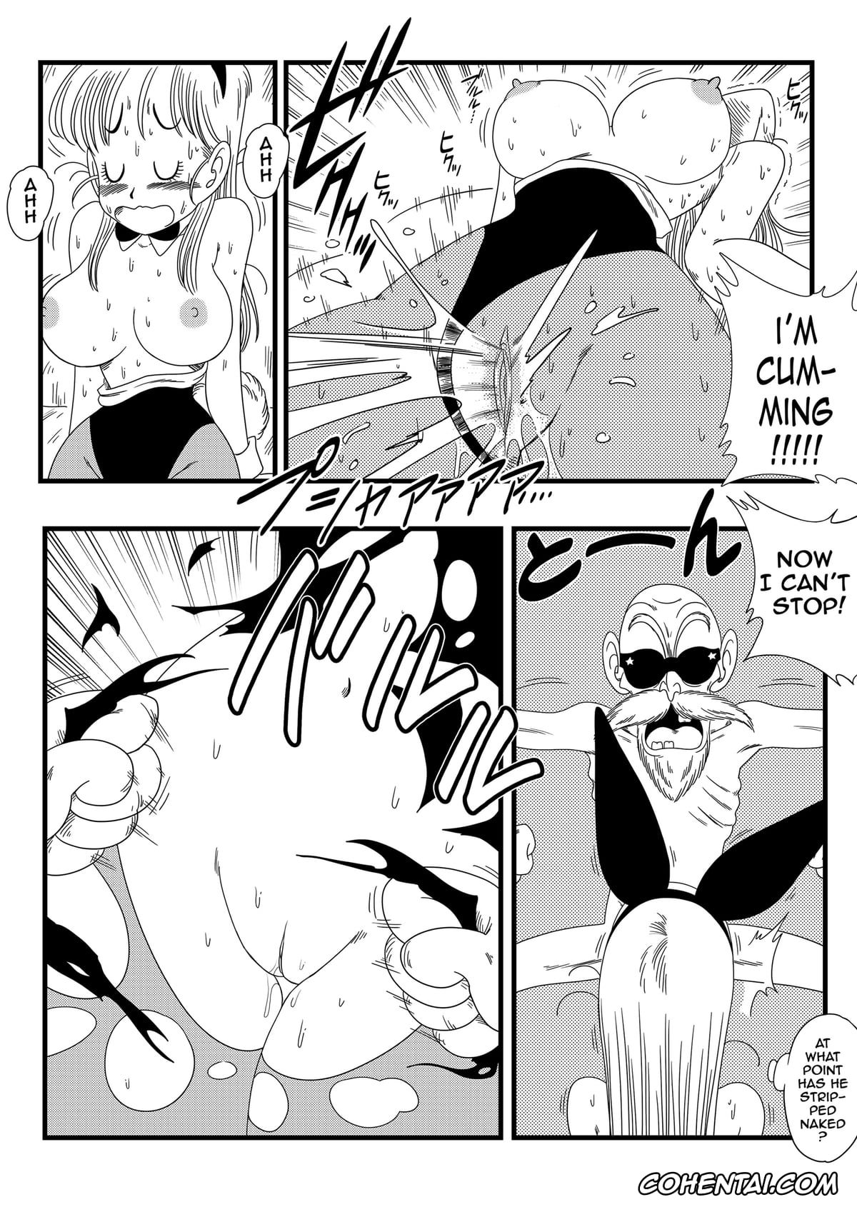 Dragon Ball hentai, Bulma Briefs hentai, Master Roshi hentai, Oolong hentai, Bunny Girl Transformation (Dragon Ball), pagina 12