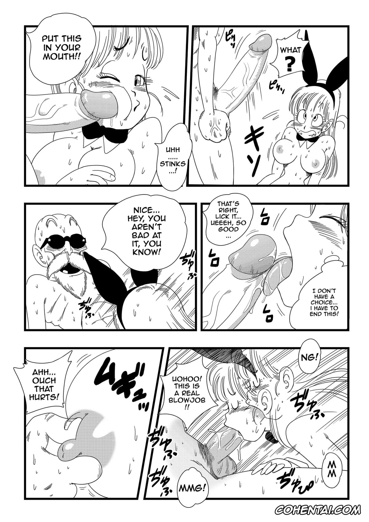 Dragon Ball xxx, Bulma Briefs xxx, Master Roshi xxx, Oolong xxx, Bunny Girl Transformation (Dragon Ball), pagina 13