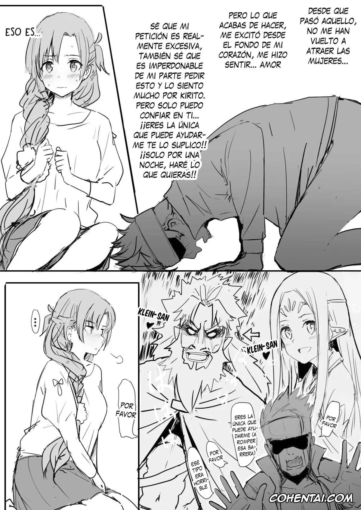Sword Art Online porno, Asuna Yuuki porno, Ryoutarou Tsuboi | Klein porno, Asuna (Sword Art Online), pagina 8