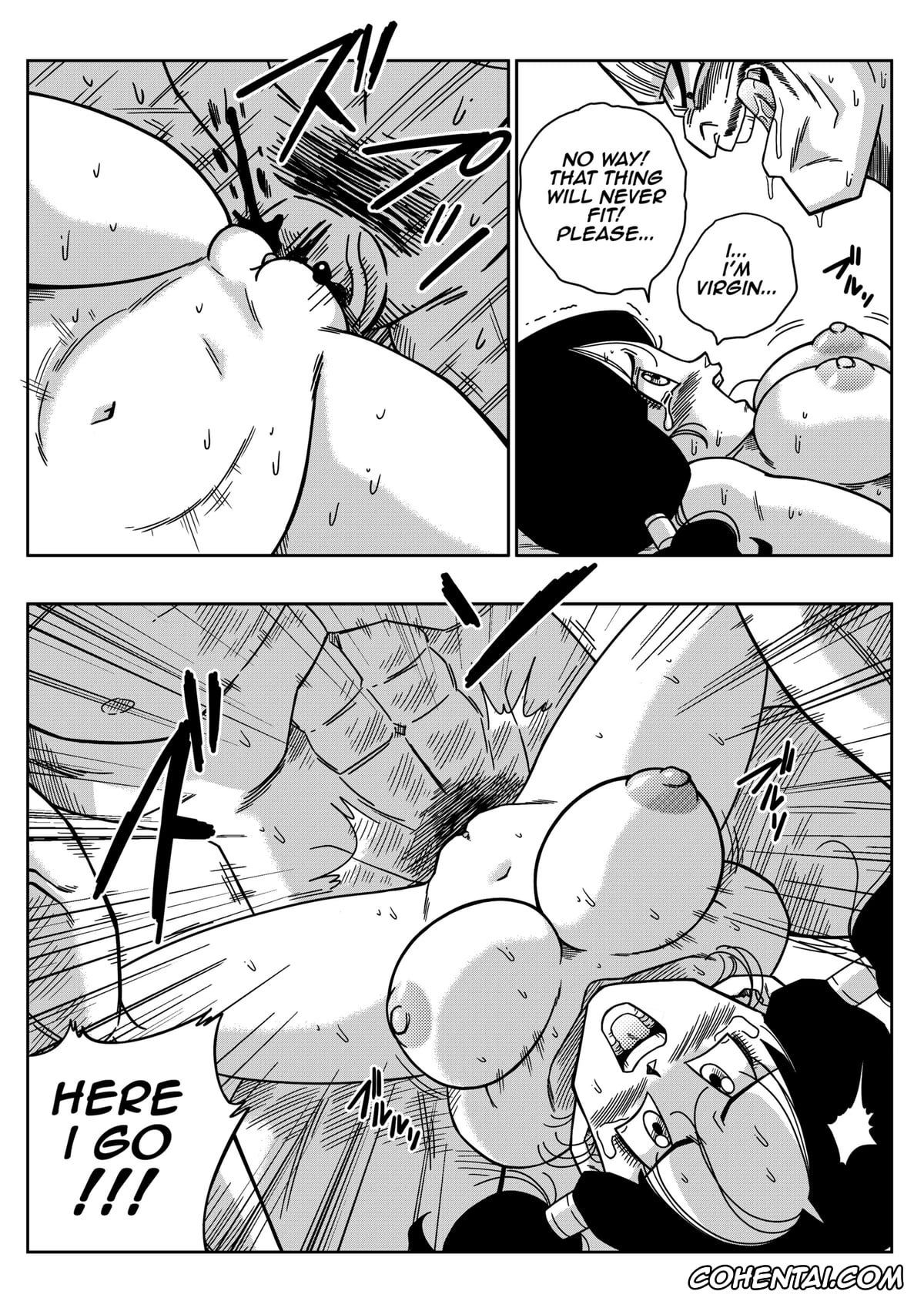 Dragon Ball Z hentai, Videl hentai, Rape the Heroine! (Dragon Ball Z), pagina 9