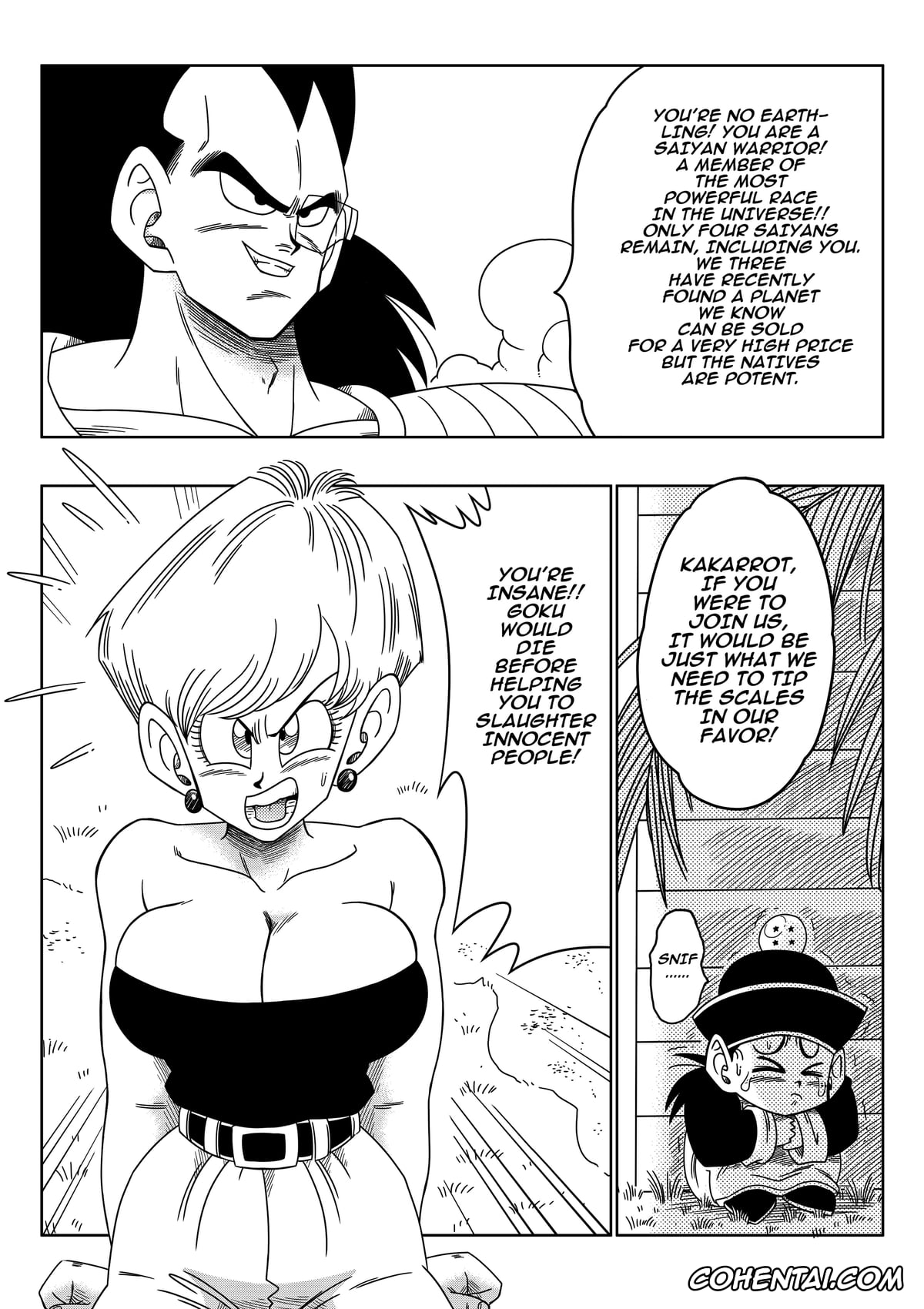 Dragon Ball Z porno, Bulma Briefs porno, Raditz porno, The Evil Brother (Dragon Ball Z), pagina 5