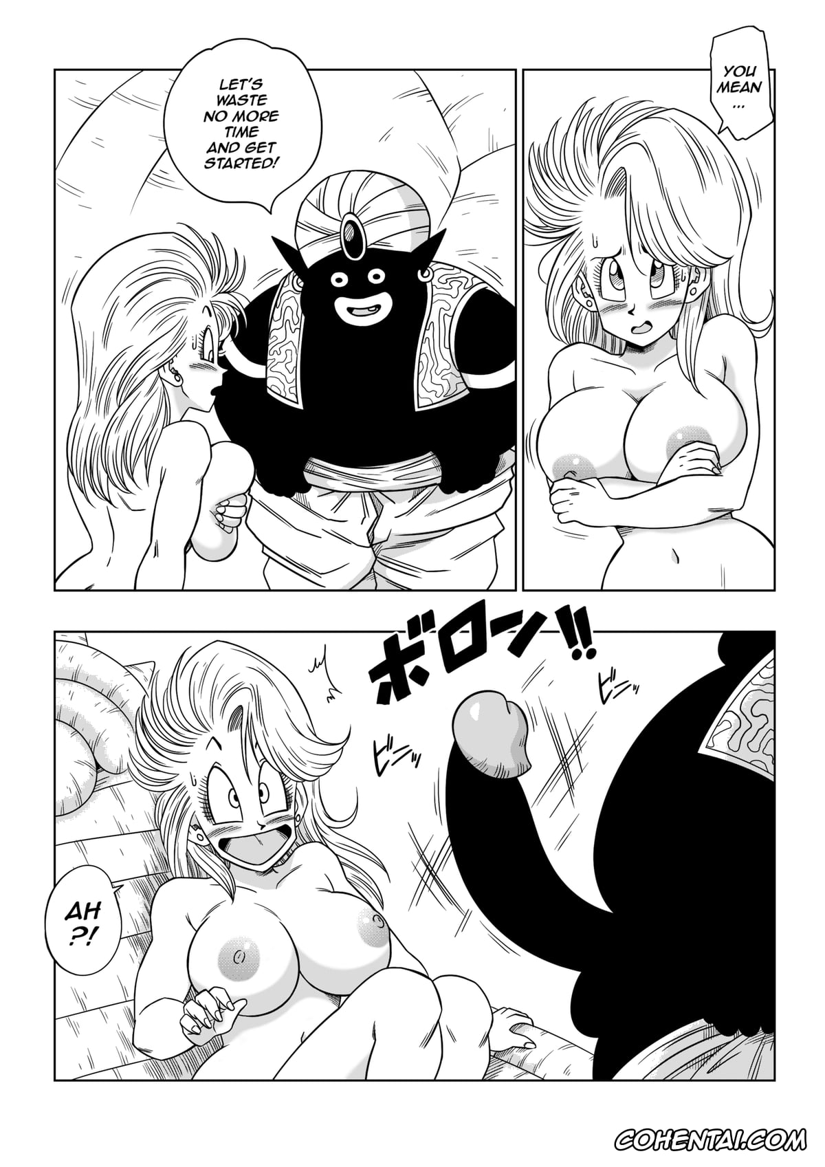 Dragon Ball Z porno, Bulma Briefs porno, Mr. Popo porno, Bulma Meets Mr. Popo (Dragon Ball Z), pagina 8