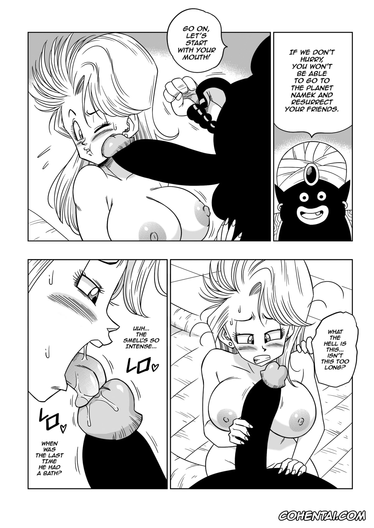 Dragon Ball Z hentai, Bulma Briefs hentai, Mr. Popo hentai, Bulma Meets Mr. Popo (Dragon Ball Z), pagina 9