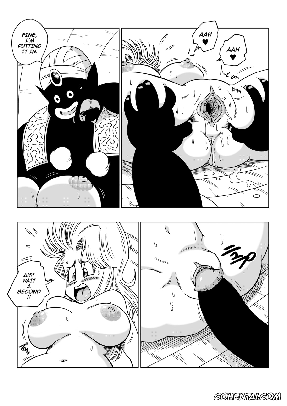 Dragon Ball Z porno, Bulma Briefs porno, Mr. Popo porno, Bulma Meets Mr. Popo (Dragon Ball Z), pagina 14