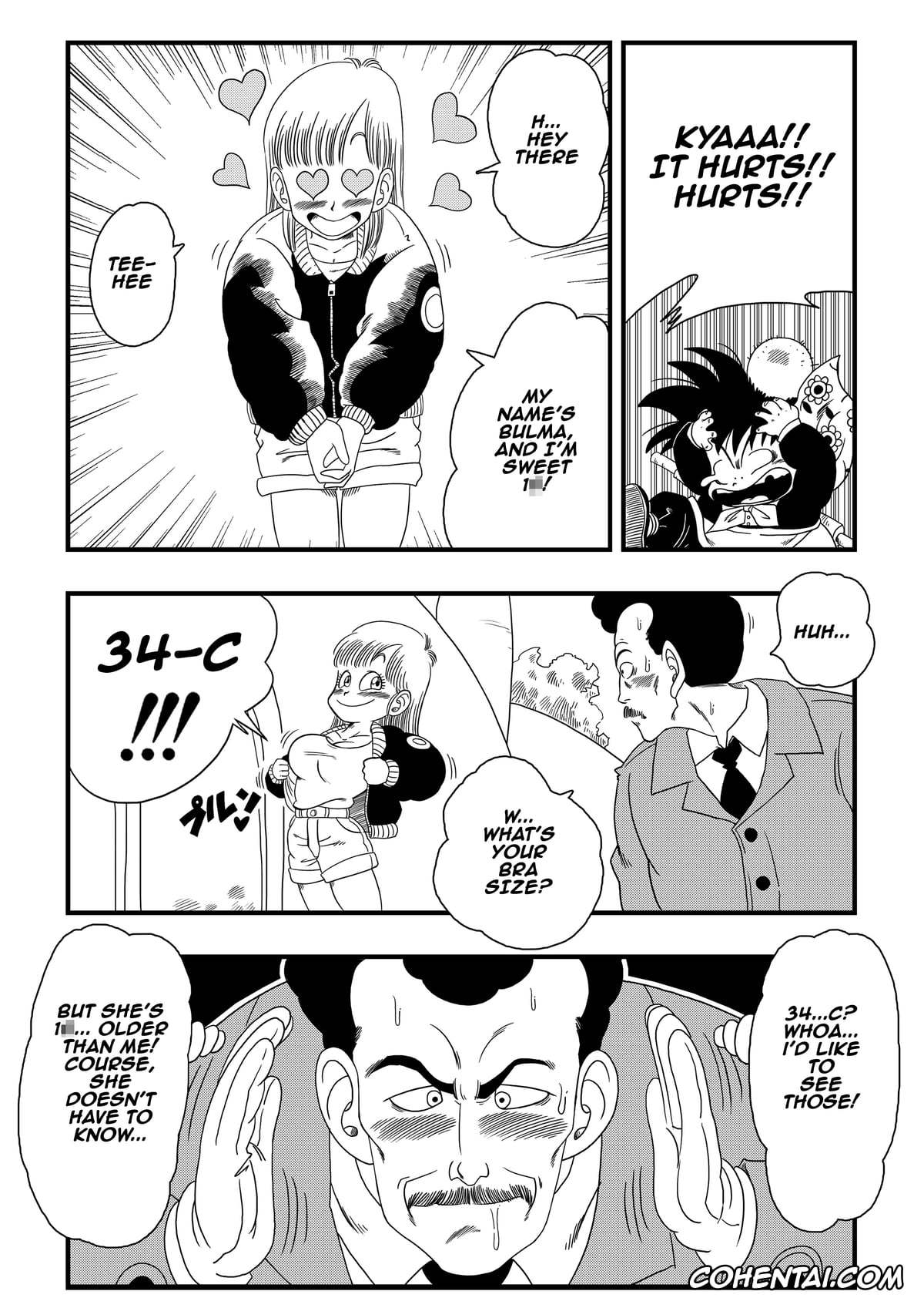 Dragon Ball hentai, Bulma Briefs hentai, Oolong hentai, Oolong Cheats on Bulma (Dragon Ball), pagina 3