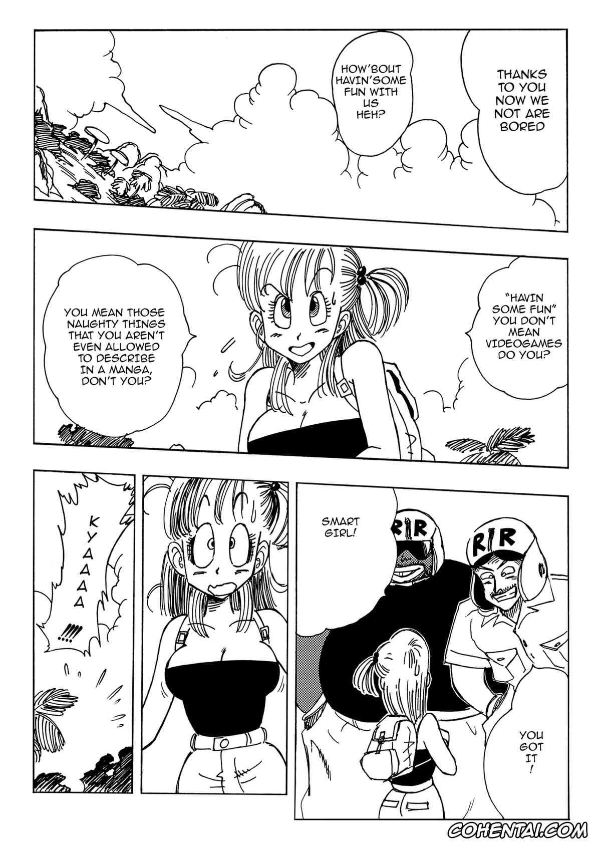 Dragon Ball hentai, Bulma Briefs hentai, Bulma and Friends (Dragon Ball), pagina 3