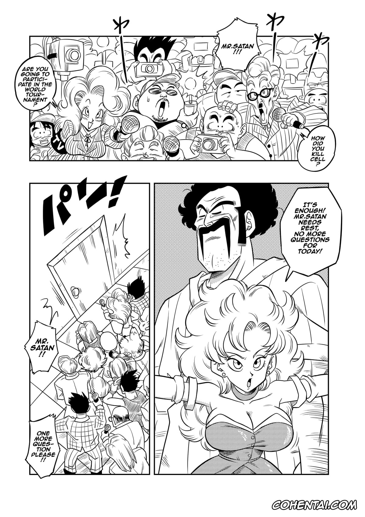 Dragon Ball Z porno, Mister Satan porno, Piiza porno, Mr. Satan’s Secret Training (Dragon Ball Z), pagina 2