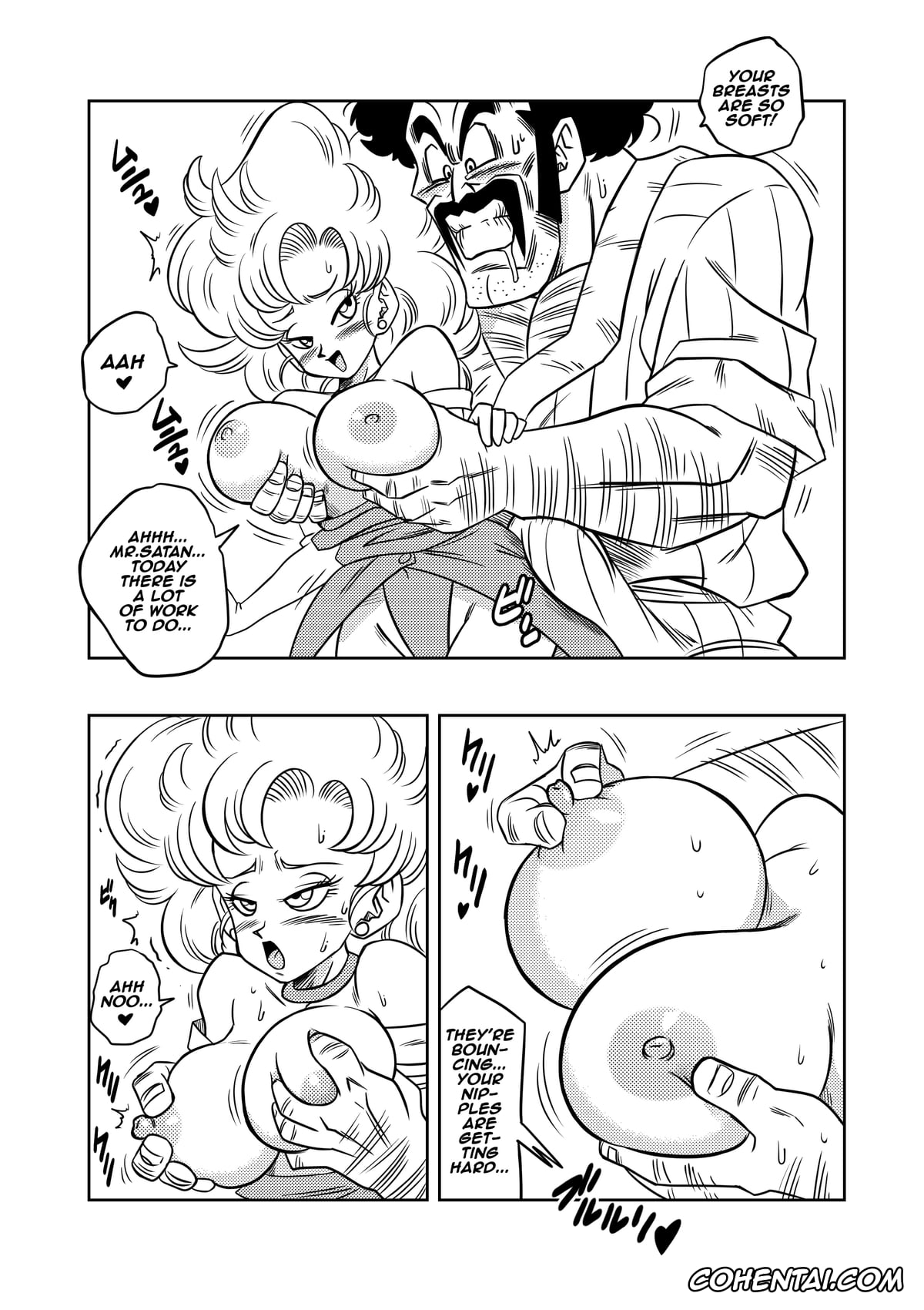 Dragon Ball Z porno, Mister Satan porno, Piiza porno, Mr. Satan’s Secret Training (Dragon Ball Z), pagina 5