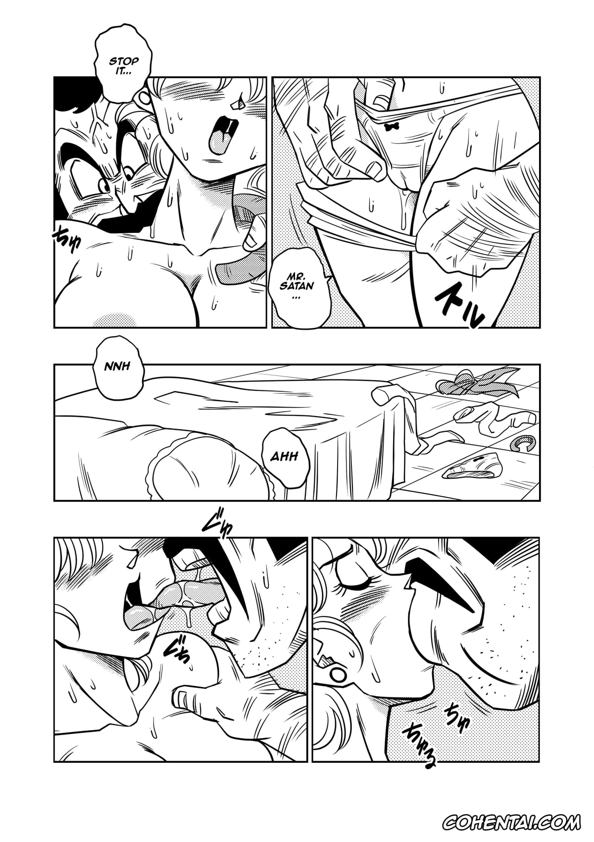 Dragon Ball Z hentai, Mister Satan hentai, Piiza hentai, Mr. Satan’s Secret Training (Dragon Ball Z), pagina 6
