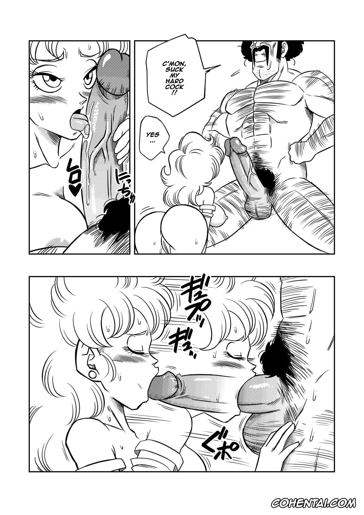 Dragon Ball Z porno, Mister Satan porno, Piiza porno, Mr. Satan’s Secret Training (Dragon Ball Z), pagina 8