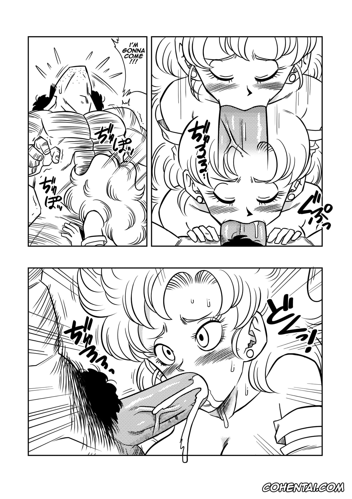 Dragon Ball Z hentai, Mister Satan hentai, Piiza hentai, Mr. Satan’s Secret Training (Dragon Ball Z), pagina 9