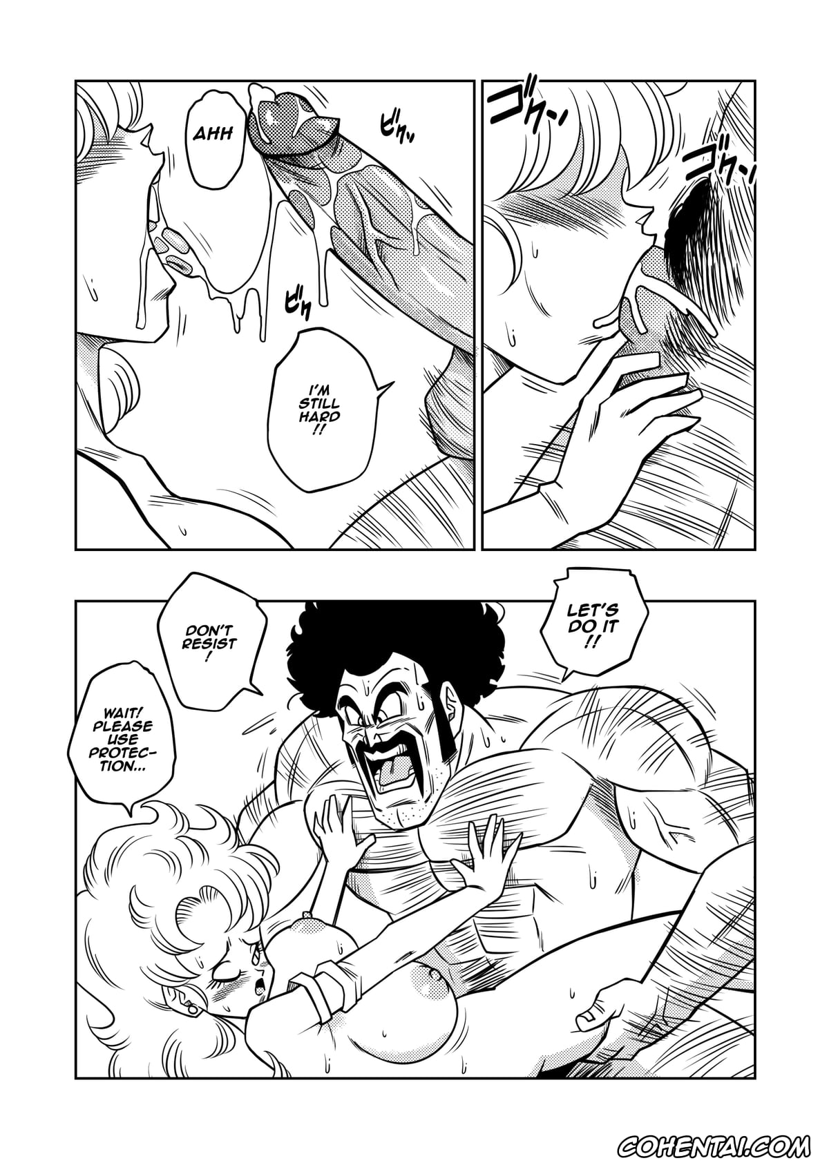 Dragon Ball Z xxx, Mister Satan xxx, Piiza xxx, Mr. Satan’s Secret Training (Dragon Ball Z), pagina 10