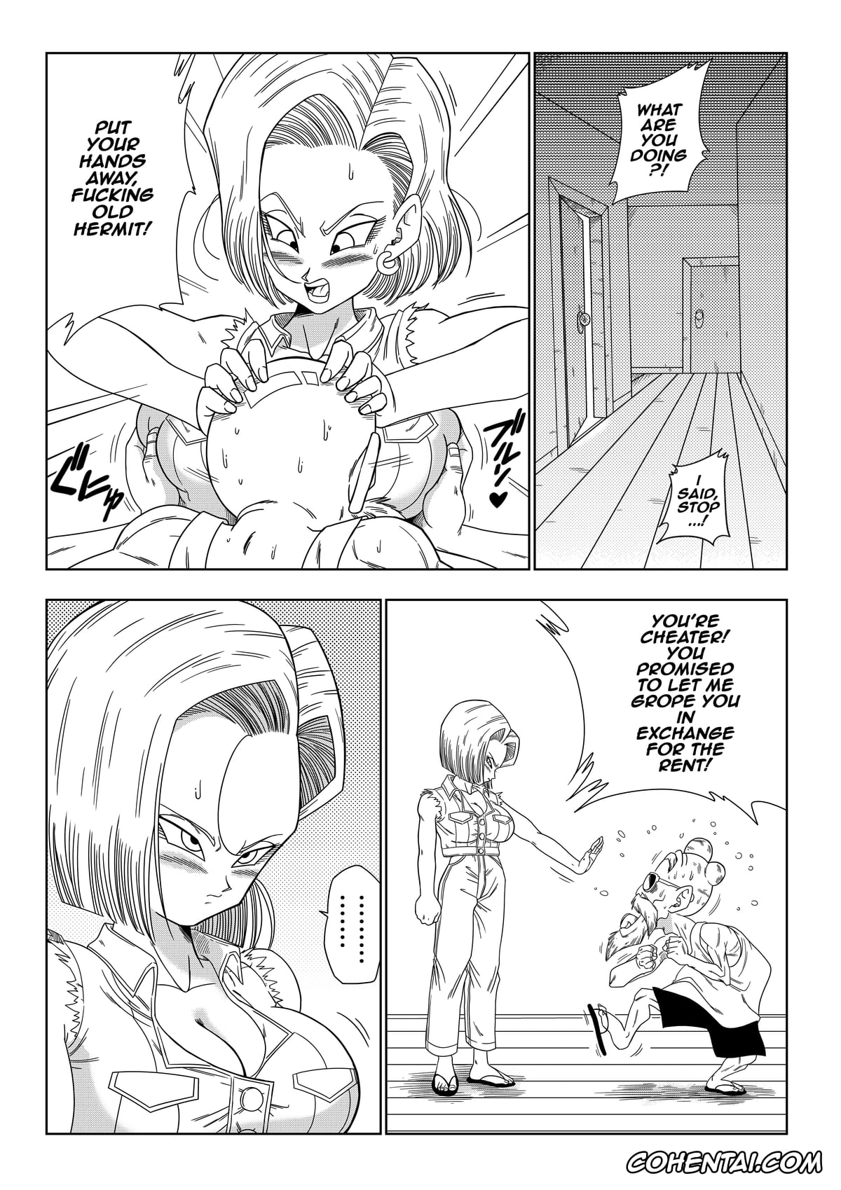 Dragon Ball Z porno, Android 18 porno, Master Roshi porno, Android 18 vs. Master Roshi (Dragon Ball Z), pagina 5