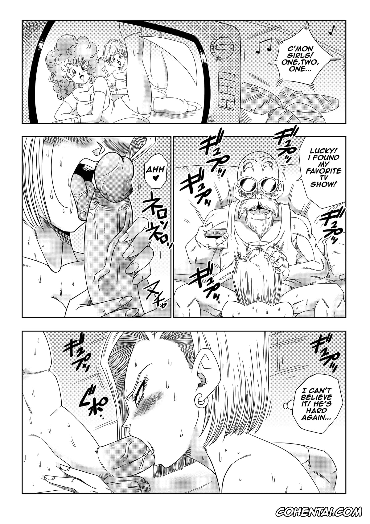Dragon Ball Z porno, Android 18 porno, Master Roshi porno, Android 18 vs. Master Roshi (Dragon Ball Z), pagina 23