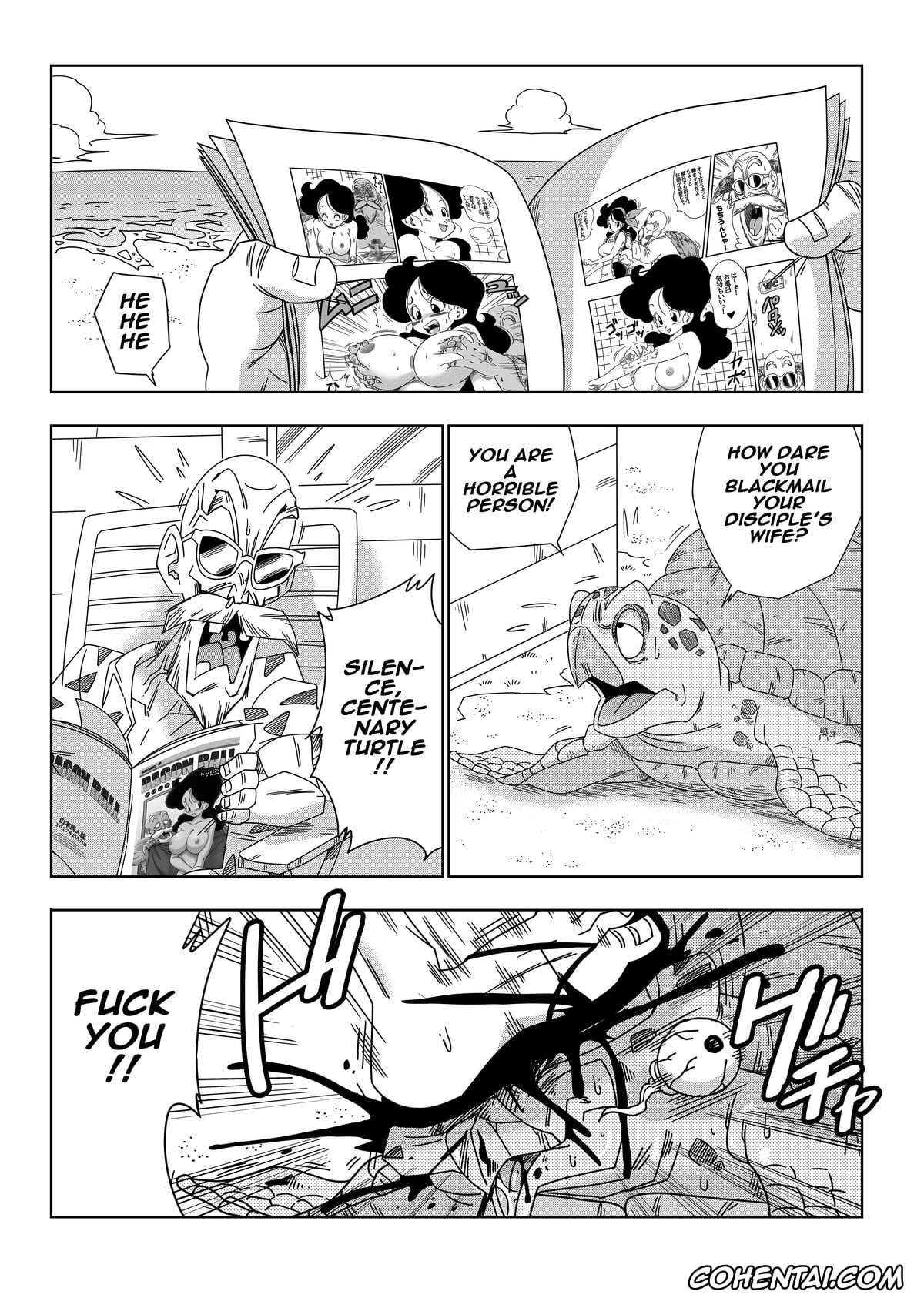 Dragon Ball Z hentai, Android 18 hentai, Master Roshi hentai, Android 18 vs. Master Roshi (Dragon Ball Z), pagina 30